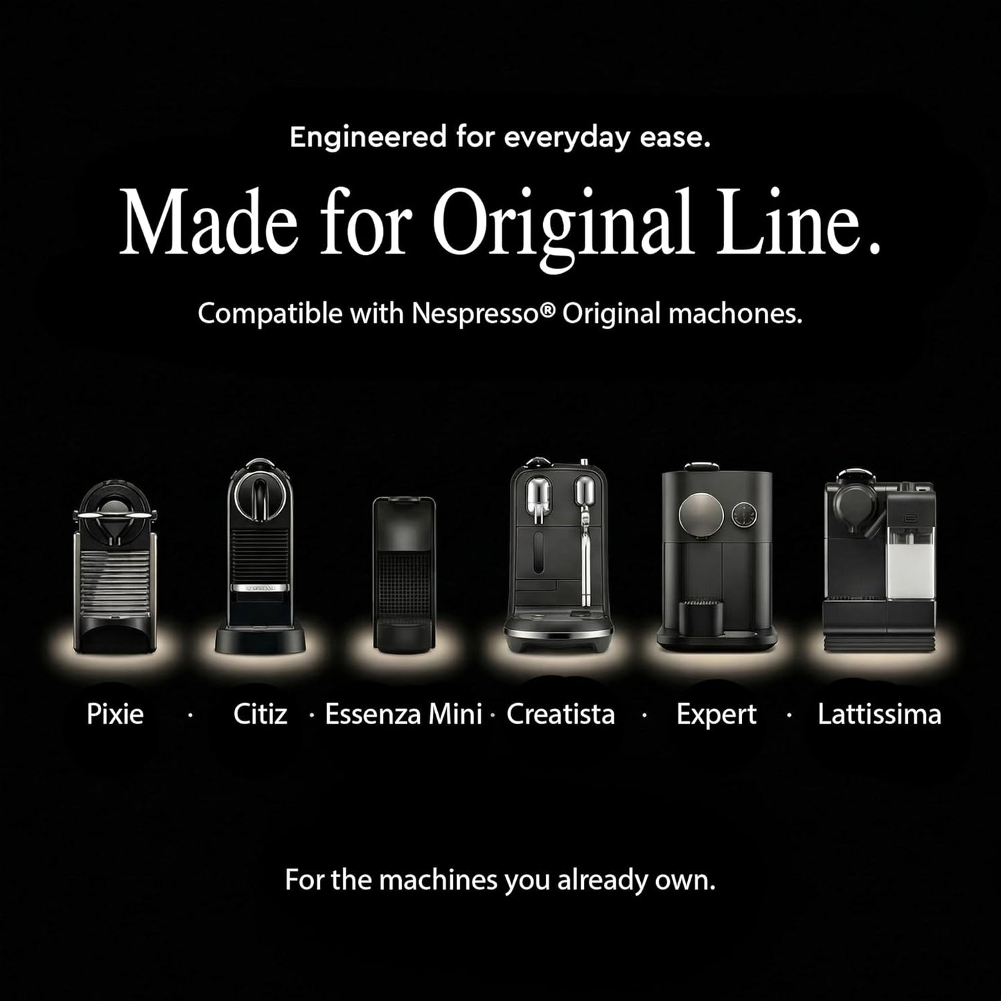 100 Aluminum Espresso Pods Compatible with Nespresso Original Line Made in Italy Variety Pack