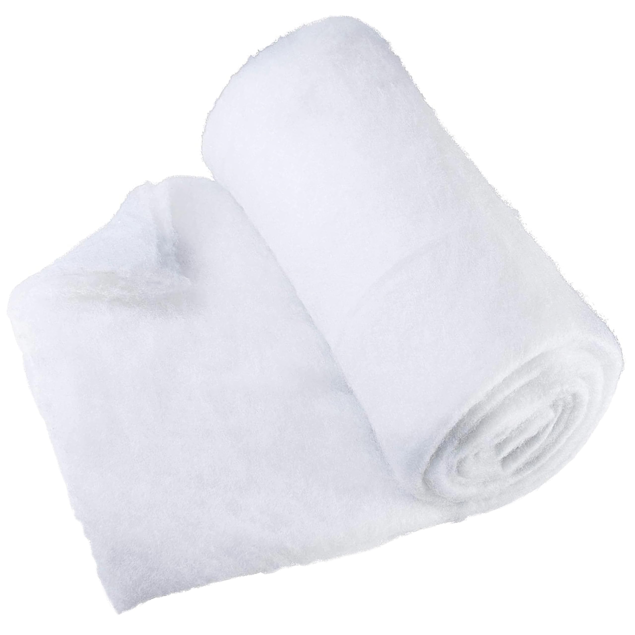 PREXTEX Artificial Snow Roll - Large Fluff for Christmas Village Displays, 94"x31" Tabletop Décor, and Winter Wonderland Party Scenes - Thick White Blanket for Holiday Backdrops and Festive Decoration