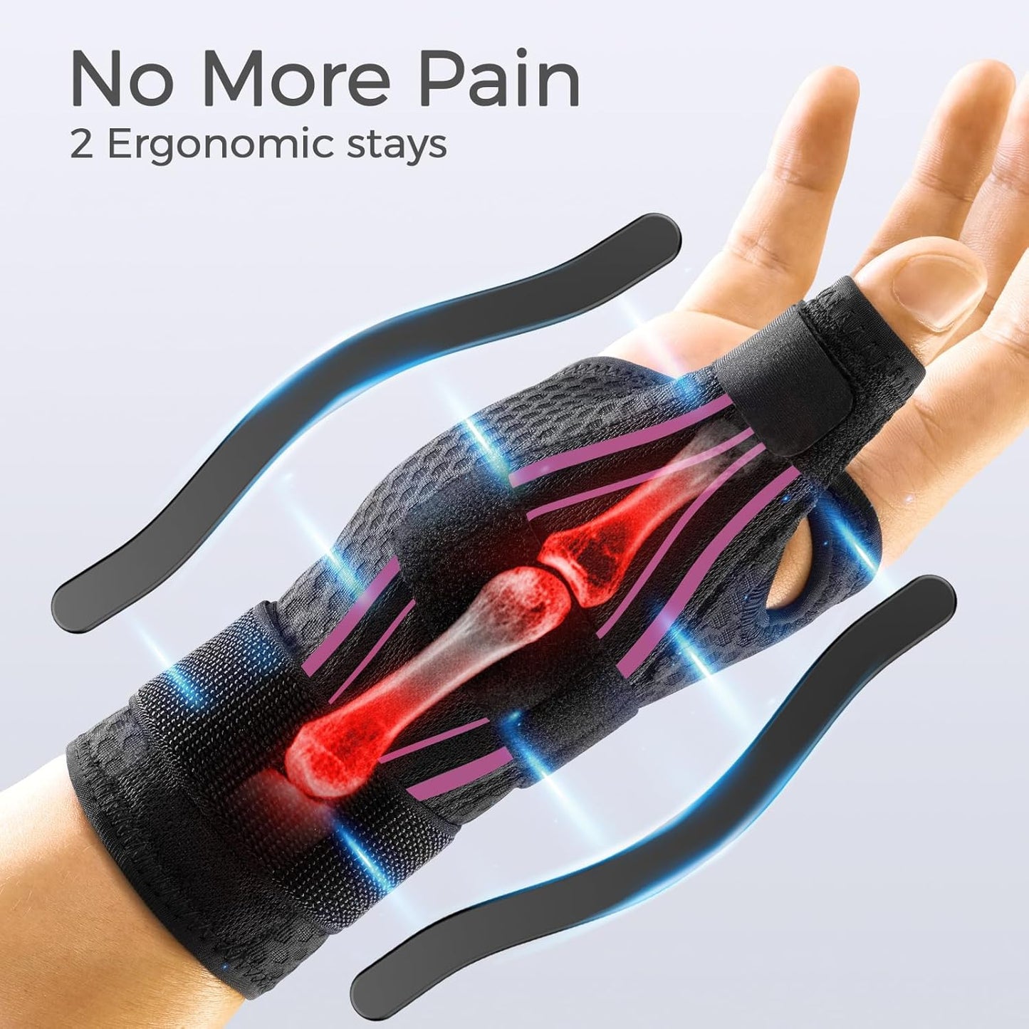 FREETOO Ergonomical Thumb Brace for Arthritis Pain and Support Right or Left Hand