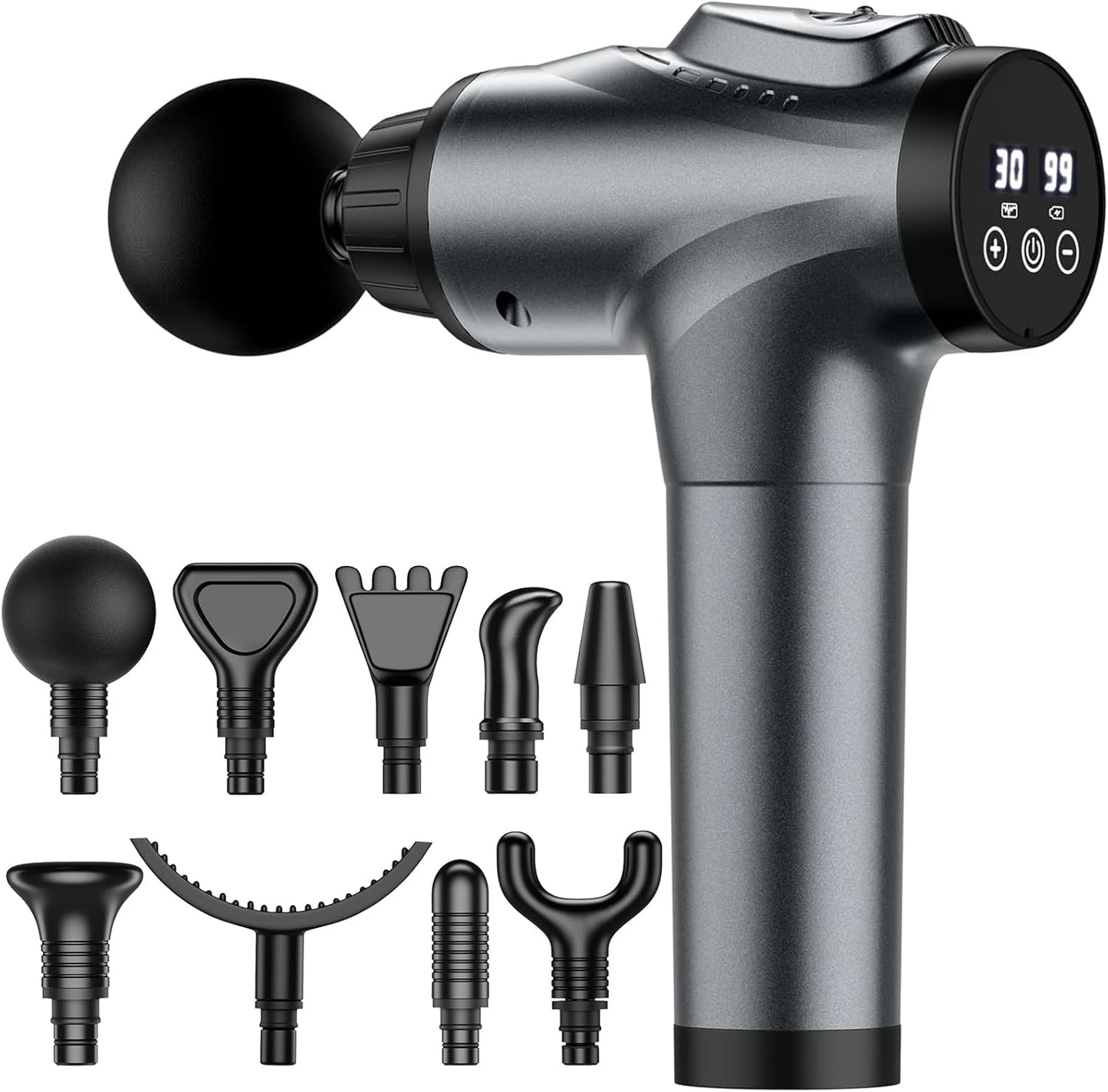 APHERMA Massage Gun, 30 Speed Levels, 9 Heads, Deep Tissue