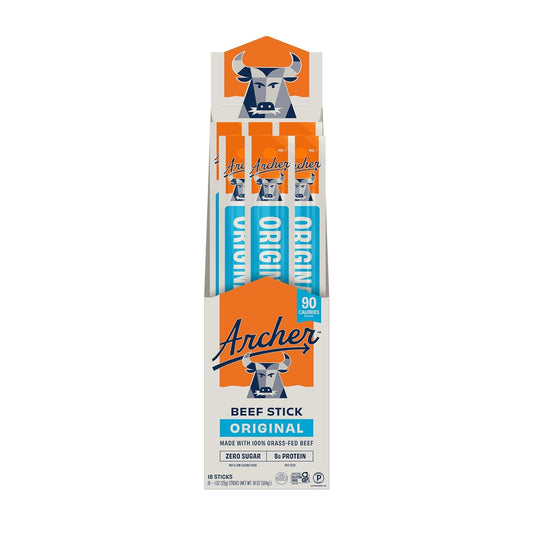 Grass Fed Beef Jerky Sticks, Individually Wrapped, Bulk Snack Packs