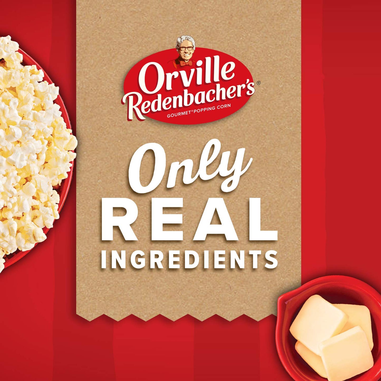 Orville Redenbacher's Microwave Popcorn, Movie Theater Butter Flavor, 3g Fiber, 24-Count
