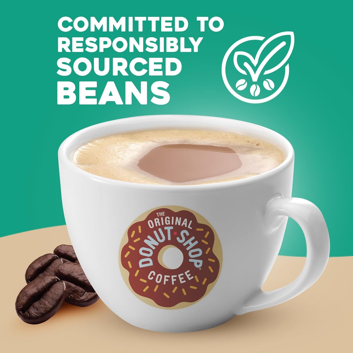 The Original Donut Shop Dark Roast Coffee, 60 Count, Orthodox Union Kosher