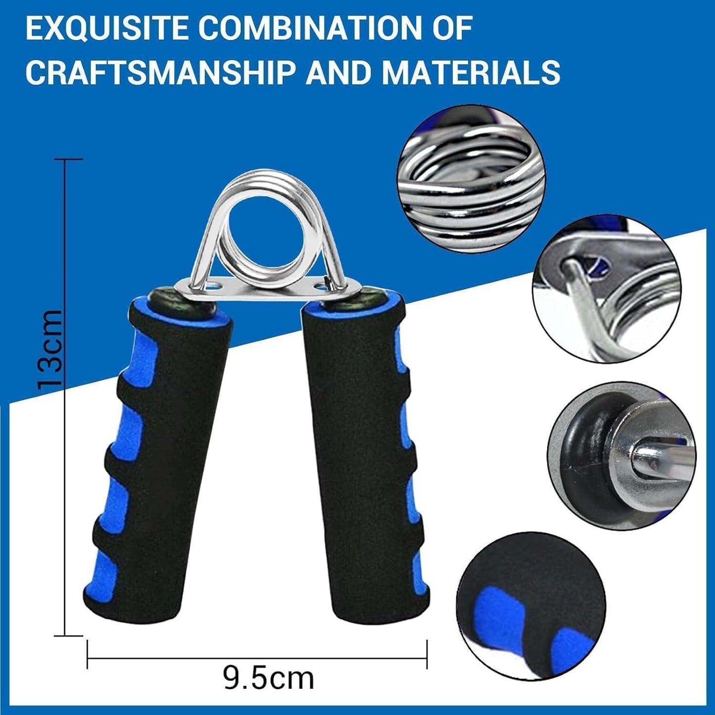 E-smartinlife Hand Grip Strengthener Set, Finger Gripper for Increasing Wrist, Forearm & Finger Strength