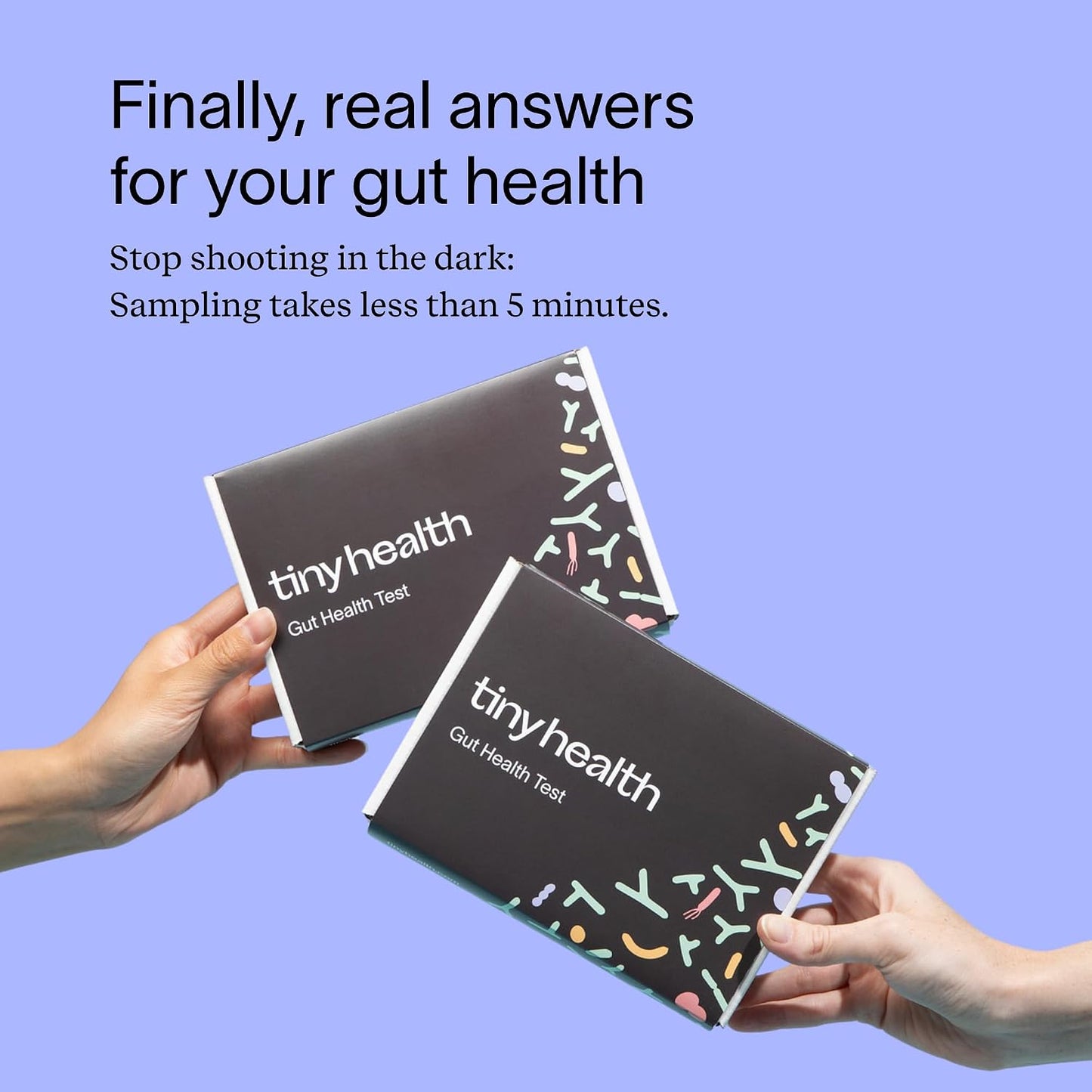 Tiny Health Gut Health Test Kit for Adults, Fast and Mess-Free Home Test