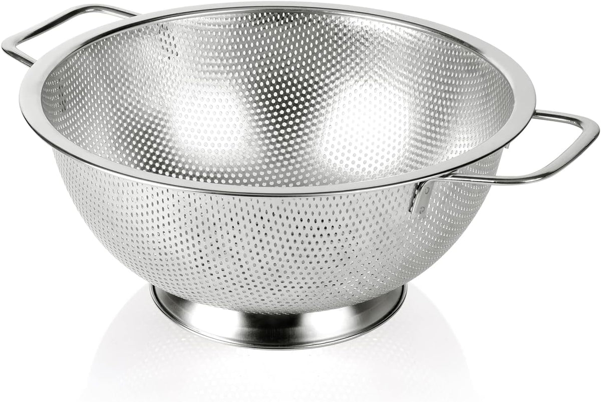 Gulex Colander Stainless Steel 3-Quart, Strainer Kitchen, Dishwasher Safe