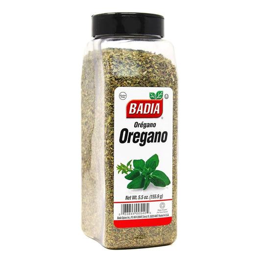 Badia Whole Oregano, 5.5 oz Dried Oregano Leaves Herb Seasoning Aromatic Flavorful Italian Latin Mediterranean Cuisines