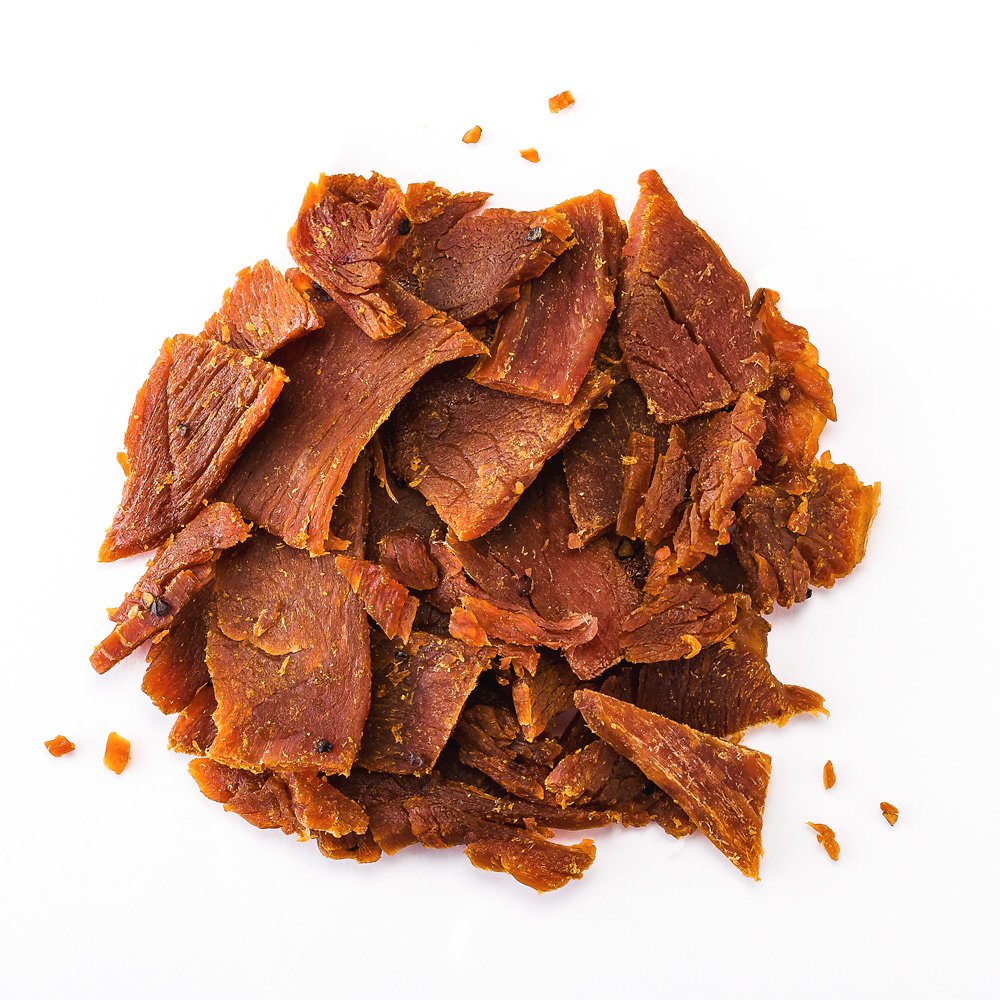 Perky Jerky Original Turkey Jerky, 14oz, Low Sodium, 10g Protein per Serving, Low Fat, 100% U.S. Sourced, Handcrafted, Tender Texture and Bold Flavor