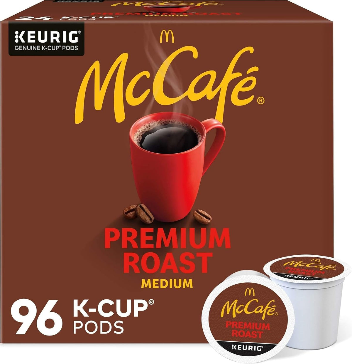 McCafe Premium Roast Coffee Keurig Single Serve K-Cup Pods 96 Count