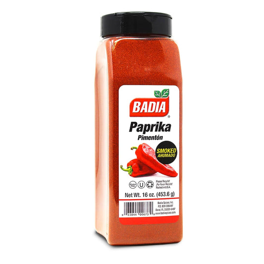 Badia Smoked Paprika 16 oz, All-Natural Spice for Cooking, Grilling, and Seasoning