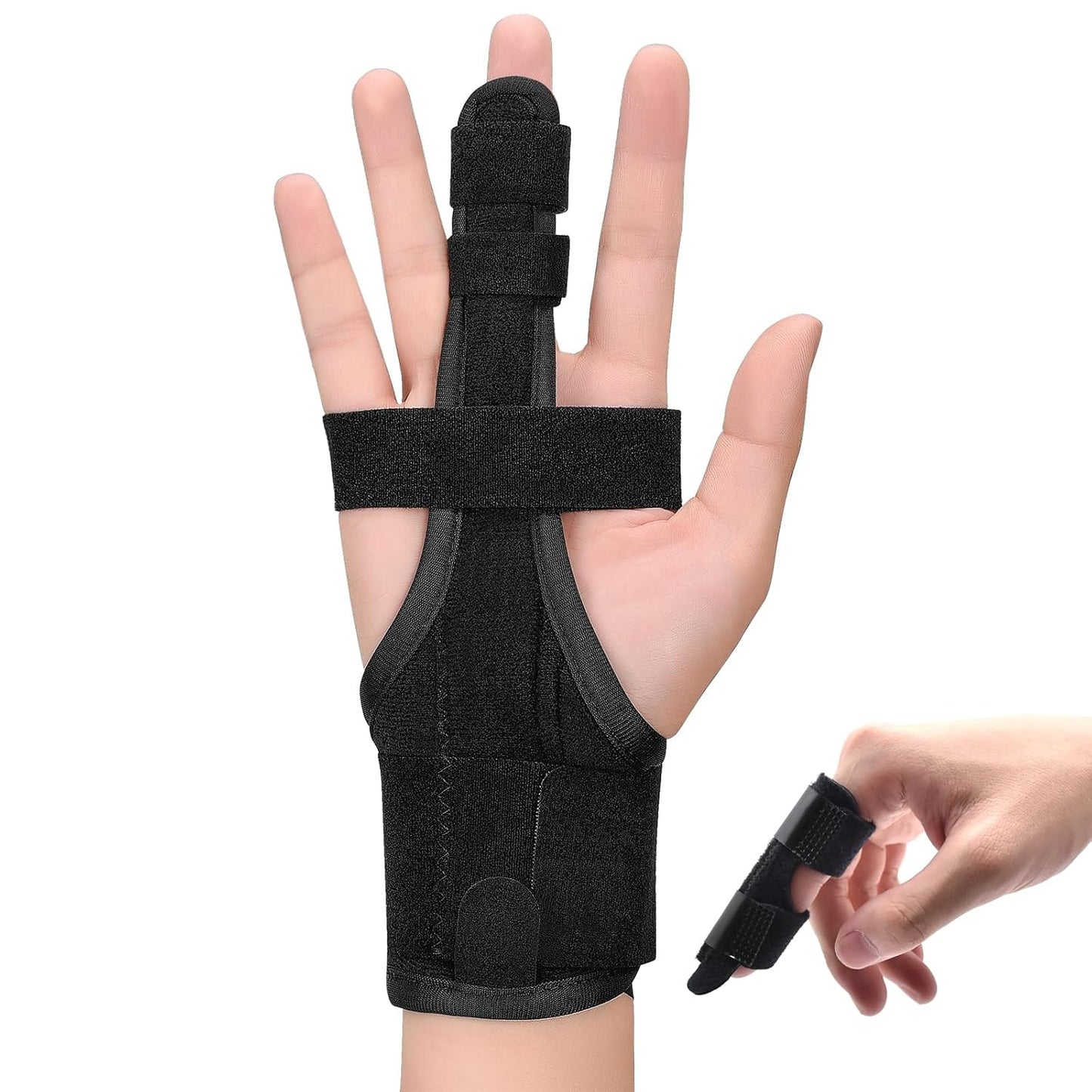 Full Trigger Finger Splint - Adjustable Hand and Wrist Brace Support