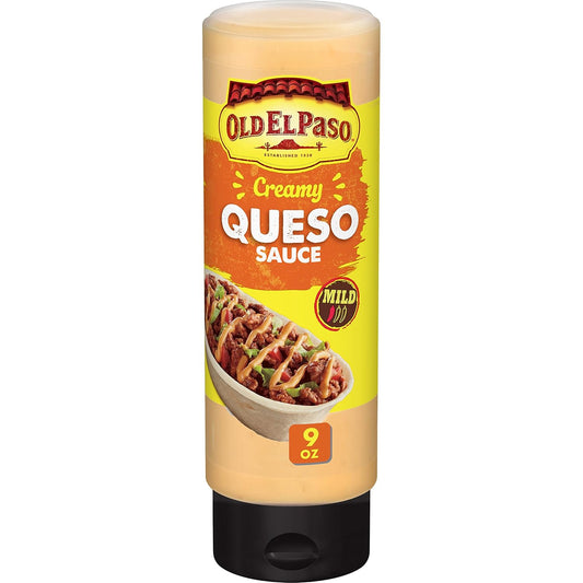 Old El Paso Creamy Queso Taco Sauce - Easy-Squeeze 9oz Bottle