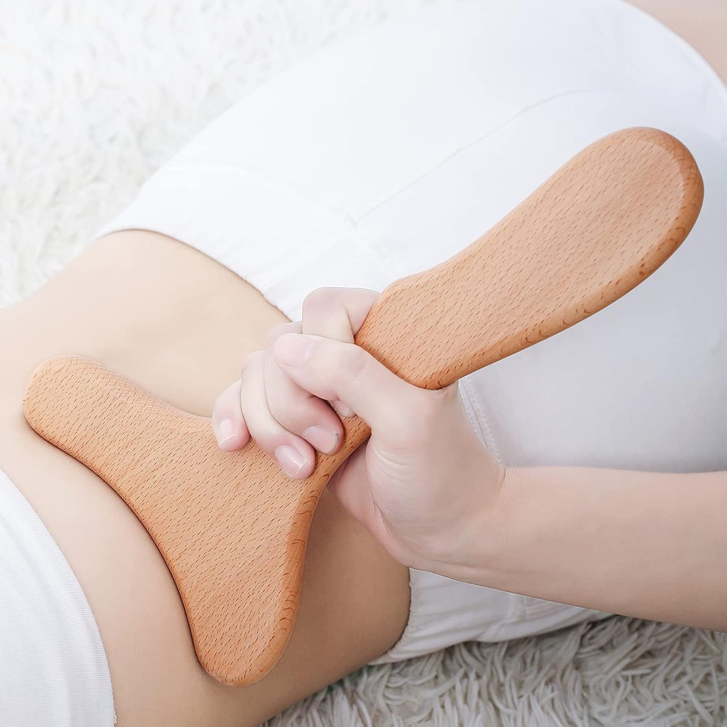 Komogir Wood Therapy Massage Tool for Lymphatic Drainage and Body Sculpting