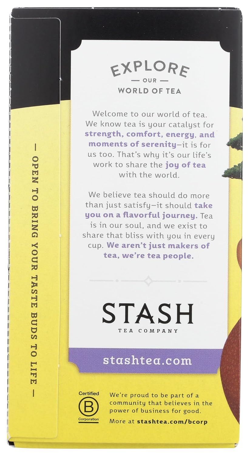 Stash Tea Asian Pear Harmony Green Tea 18 Count Tea Bags