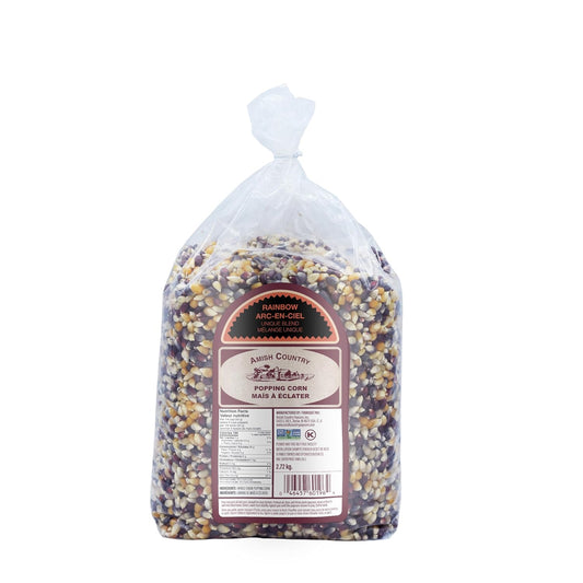 Amish Country Popcorn, 6 lb Bag, Rainbow Popcorn Kernels, Old Fashioned, Non-GMO, Gluten Free