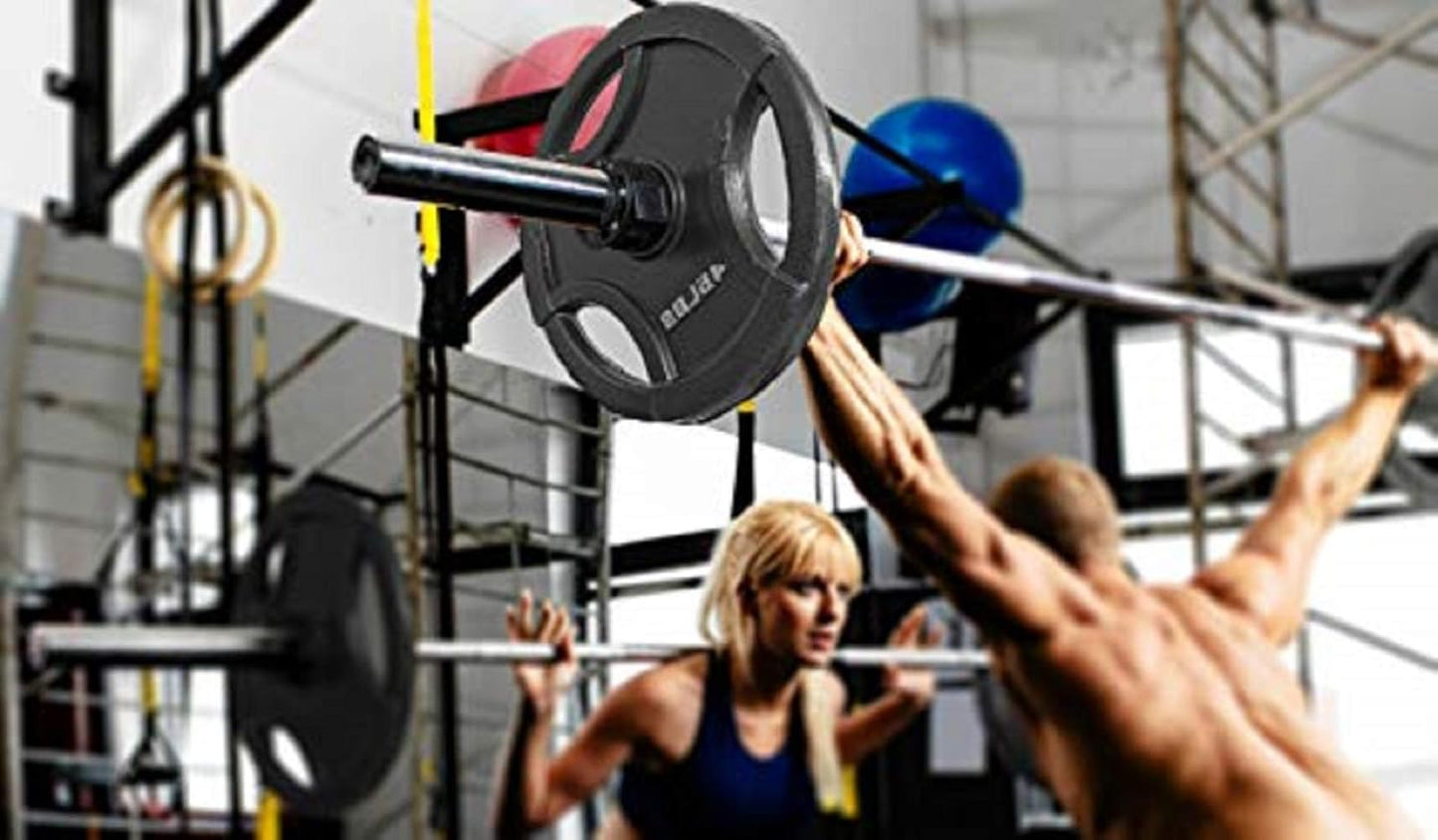 Clout Fitness Quick Release Olympic Barbell Clamps - Pair of 2" Locking Weight Clips