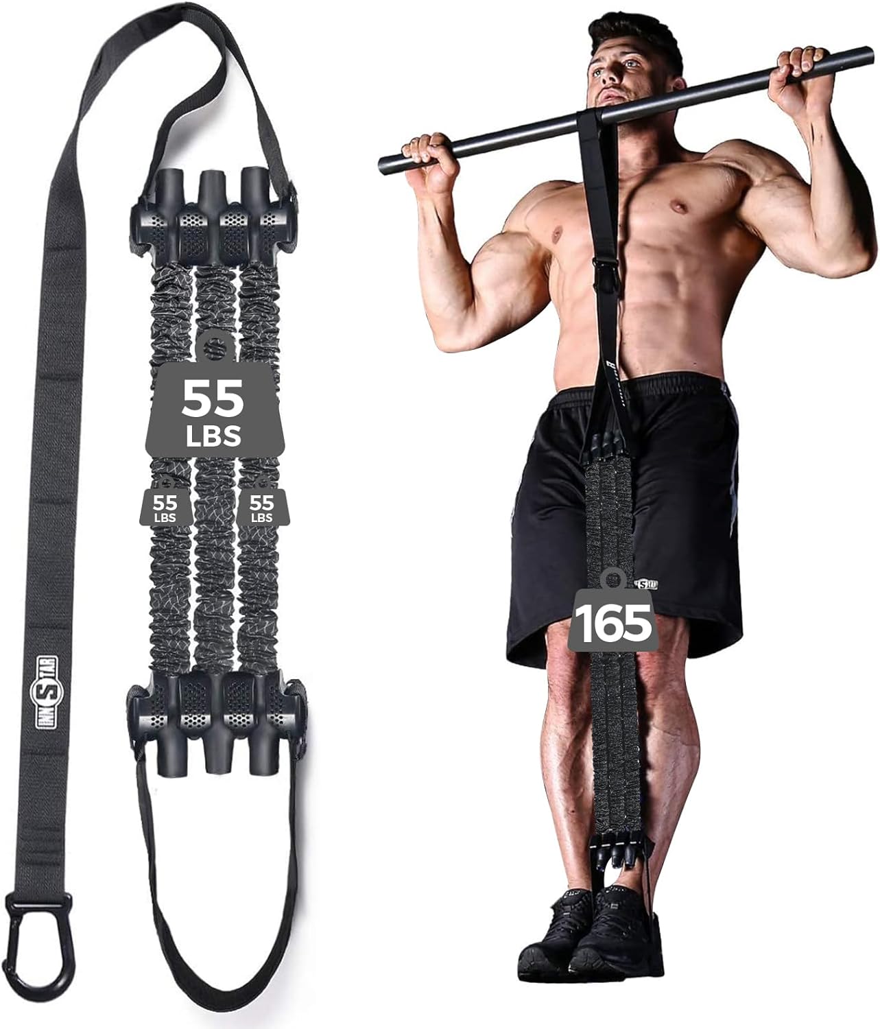 Innstar Heavy Duty Resistance Band for Pull Up Assist with Adjustable Resistance