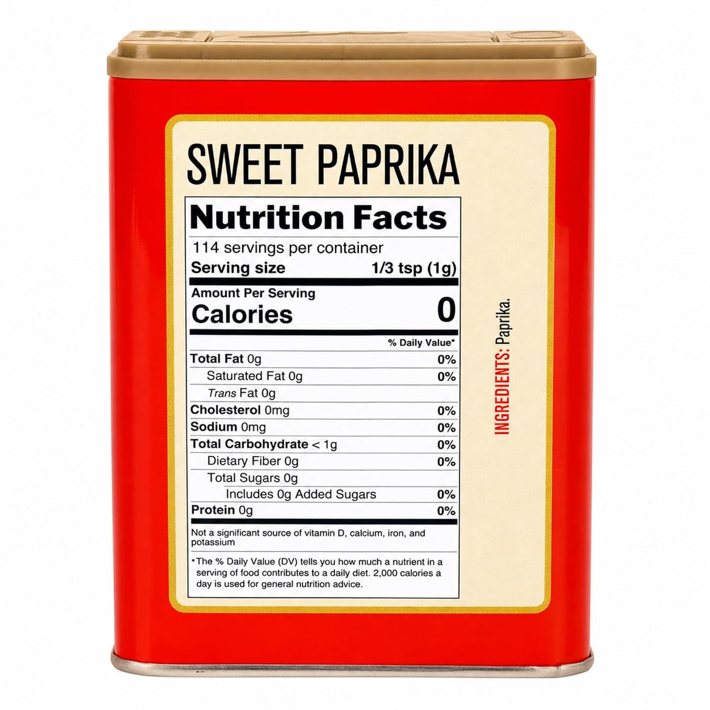 authentic Szeged Sweet Paprika Powder seasoning spice deep red 4 oz tin