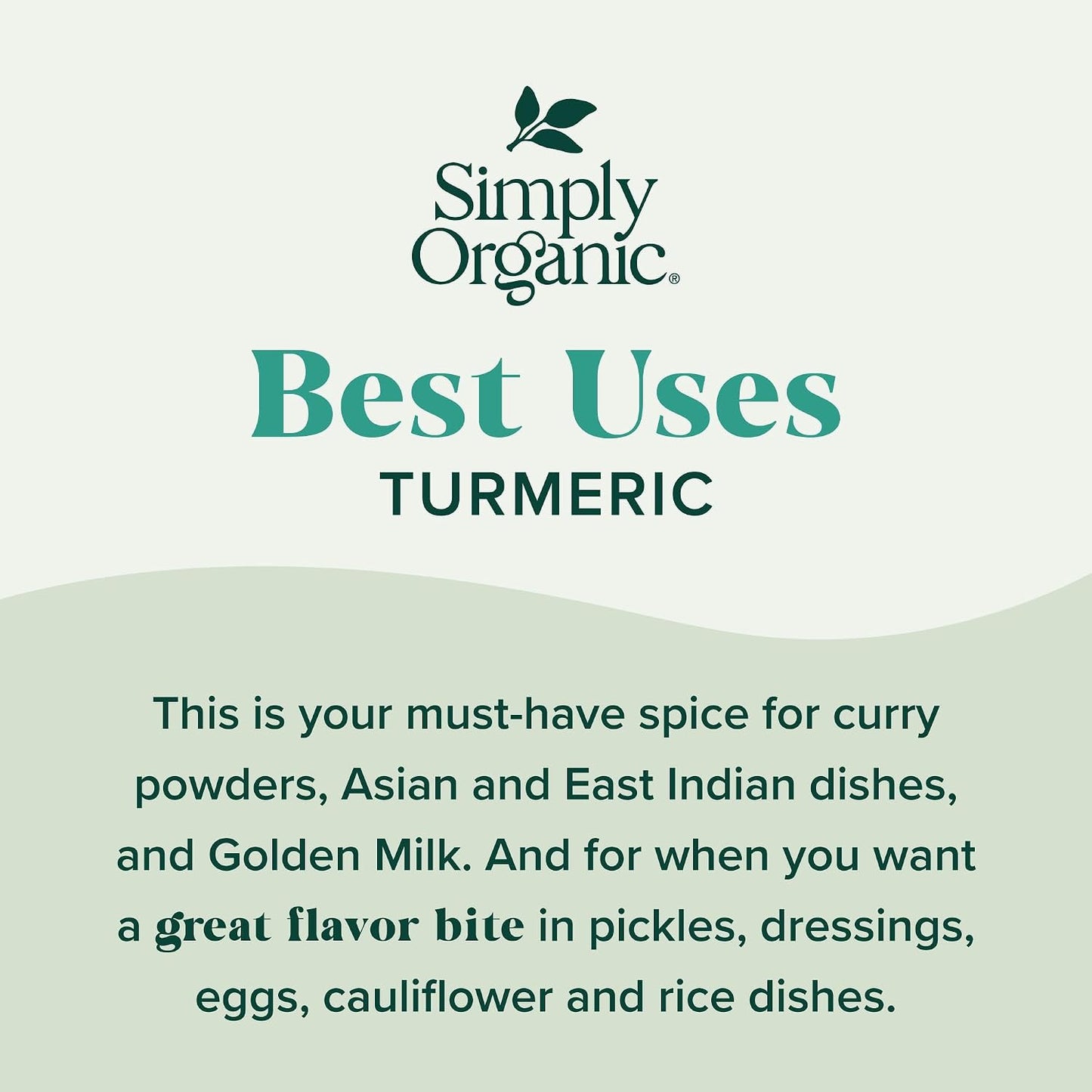Simply Organic 2.38 Oz Ground Turmeric Root, USDA Certified Organic, Non-GMO, Gluten-Free