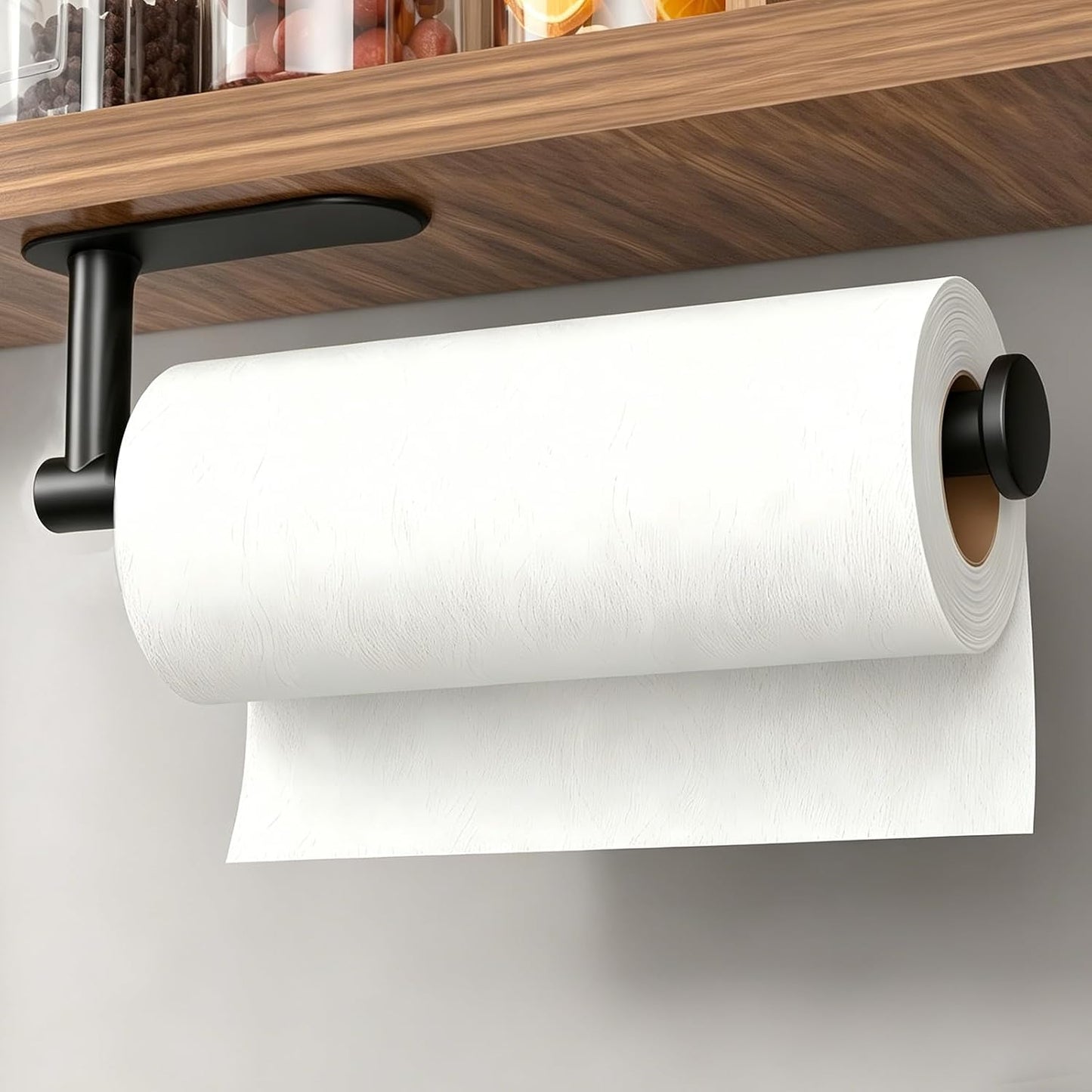 DEKAVA Paper Towel Holder Under Cabinet Wall Mount for Kitchen Paper Towel, Self-Adhesive Paper Towel Bar, Paper Towel Rack, Stainless Steel 13 inch