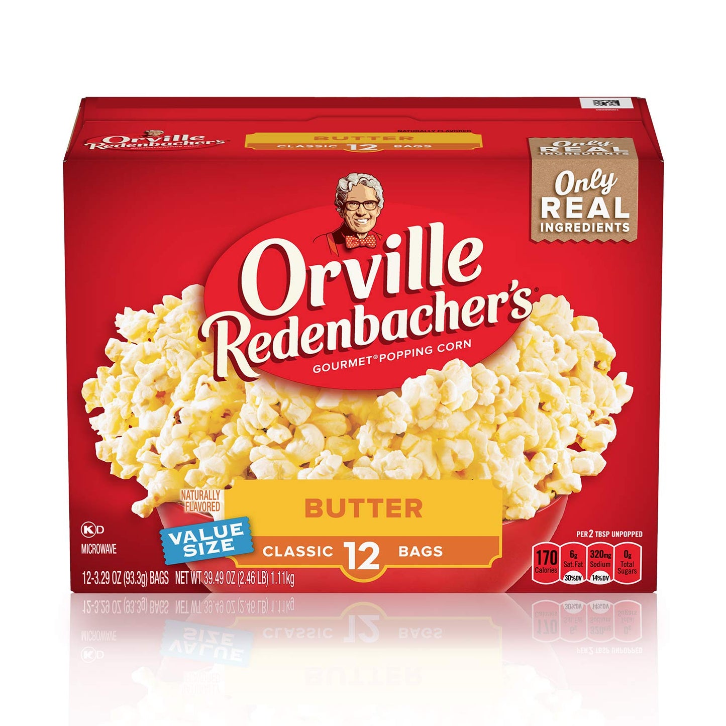 Orville Redenbacher's Microwave Popcorn, 36-Count, 3.29 oz. Bags