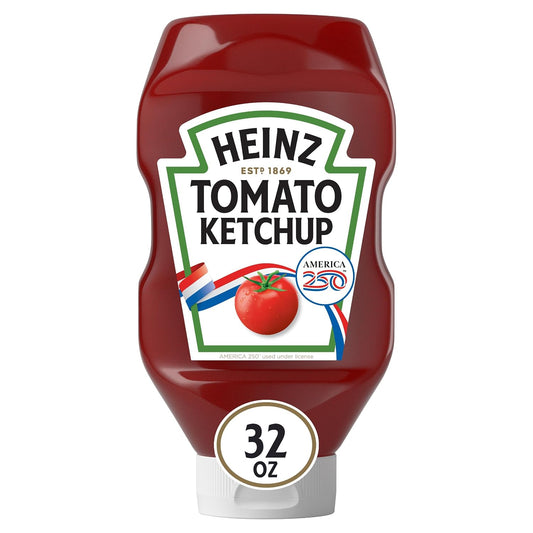 Heinz 32 oz Tomato Ketchup, Gluten Free, Squeezable Bottle, SNAP & EBT Eligible