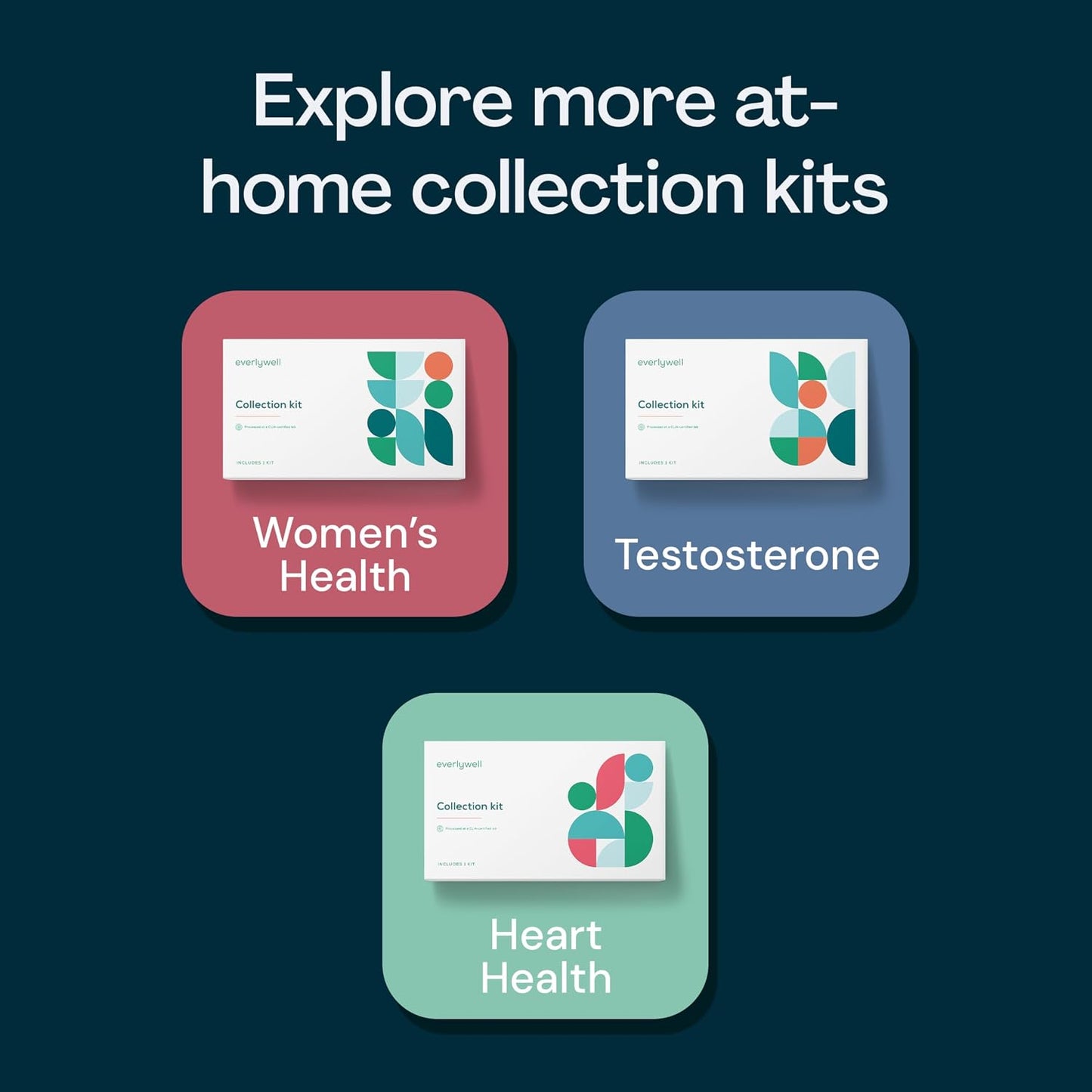 Everlywell At-Home Men's Health Test Kit, Measures 4 Key Hormones