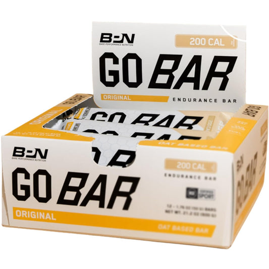 BARE PERFORMANCE NUTRITION Go Bar, Oat Based Endurance Training Snack