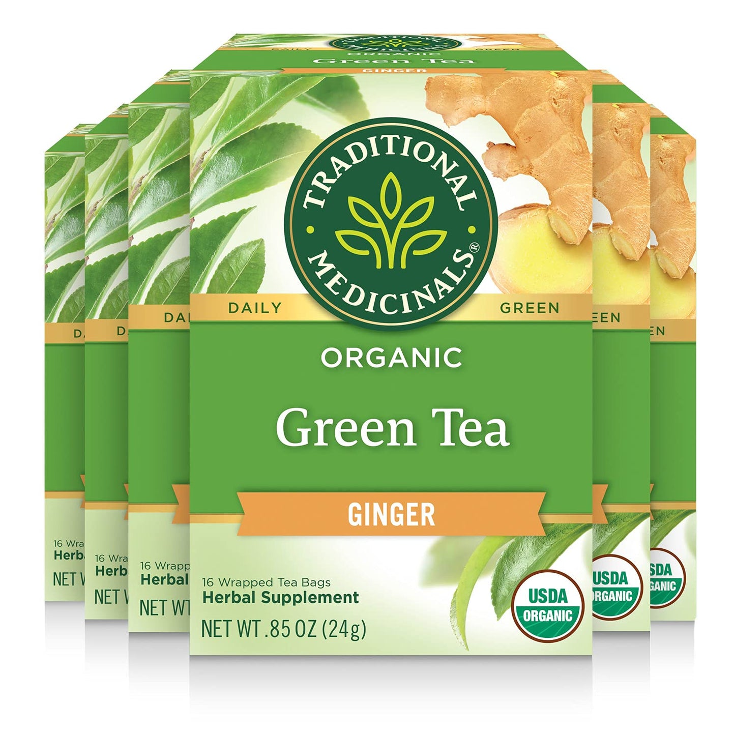 Organic Hibiscus Tea - 16 Tea Bags - Kosher, Non-GMO, Caffeine-Free, Compostable