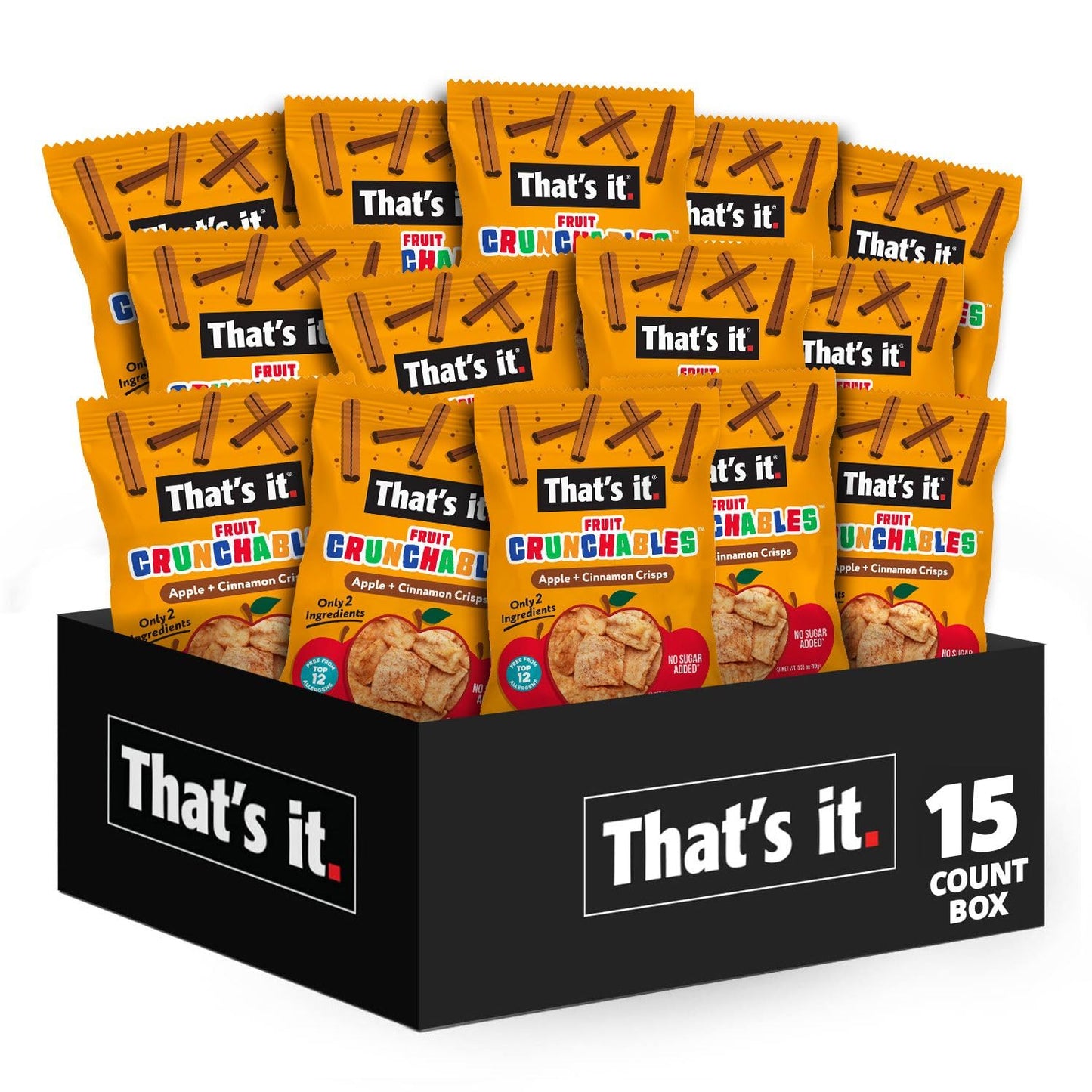 That's it Fruit Crunchables Variety Pack 100% Fruit Crisps Plant-Based Non-GMO Gluten-Free