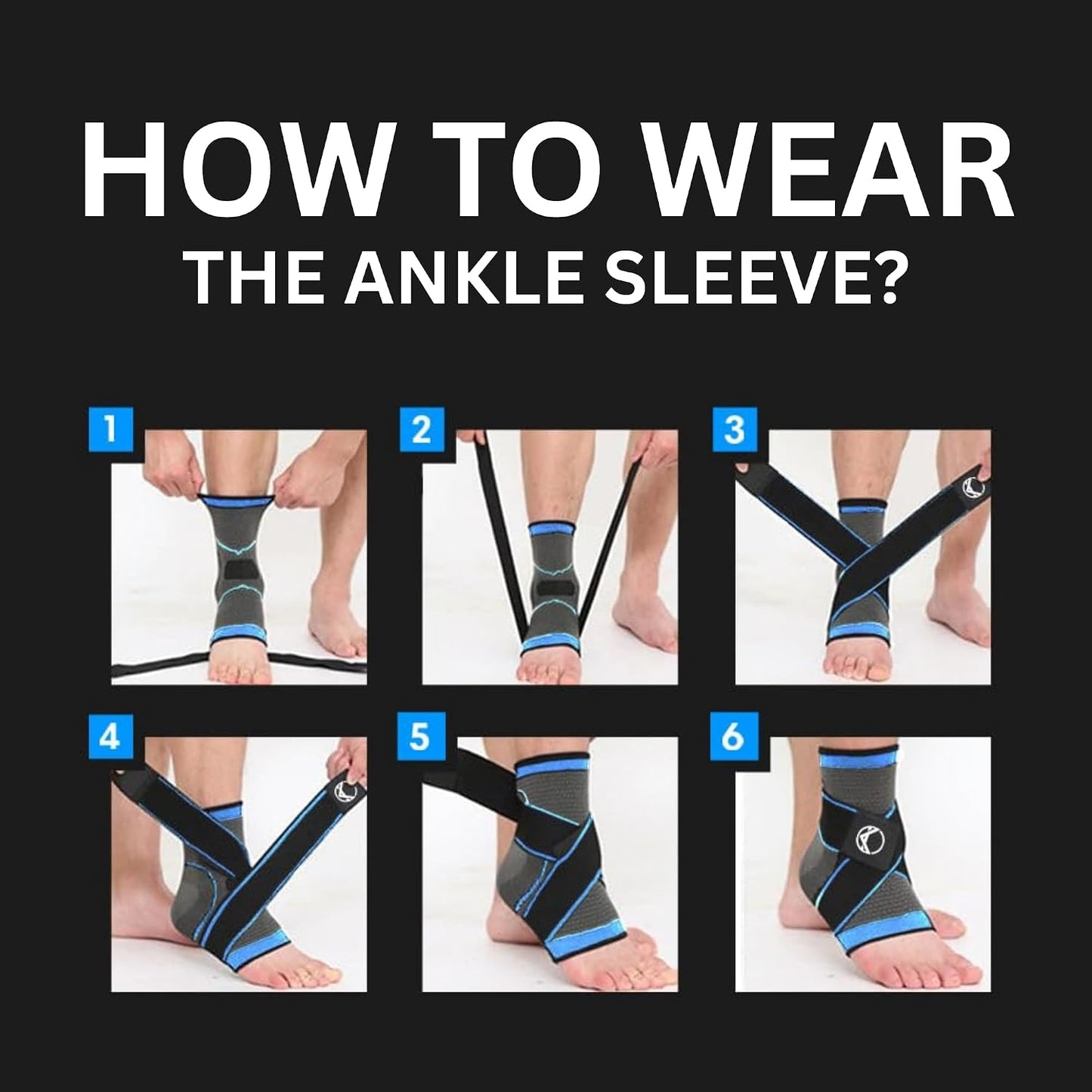 Koprez Plantar Fasciitis Sleeve for Ankle Support and Relief
