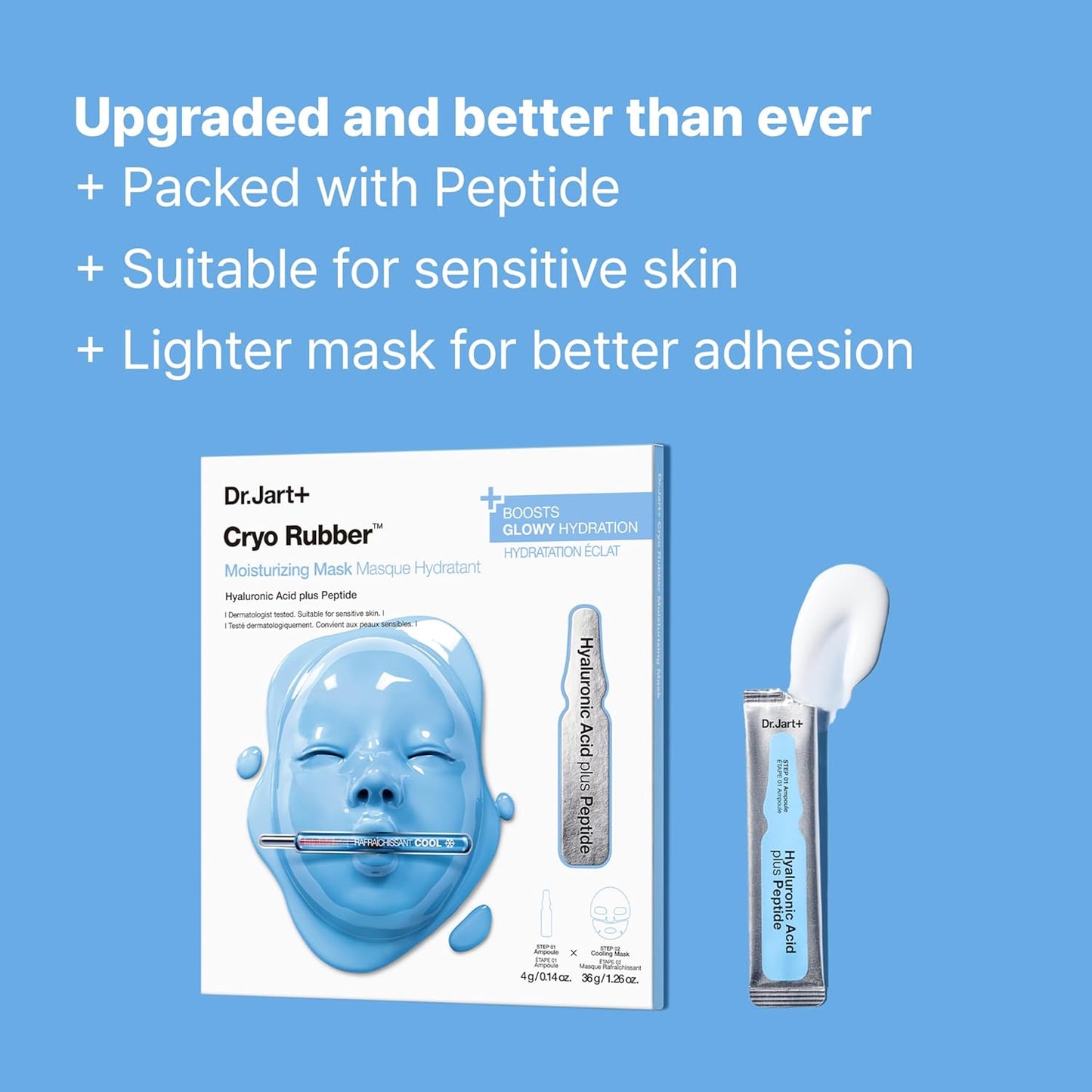 Dr.Jart+ Cryo Rubber Cooling Korean Face Mask with Serum Ampoule
