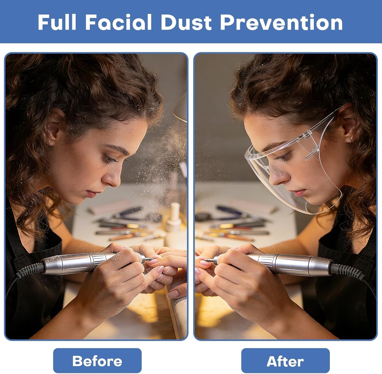 Noverlife Anti-Fog Face Mask for Nail Artists and Manicurists
