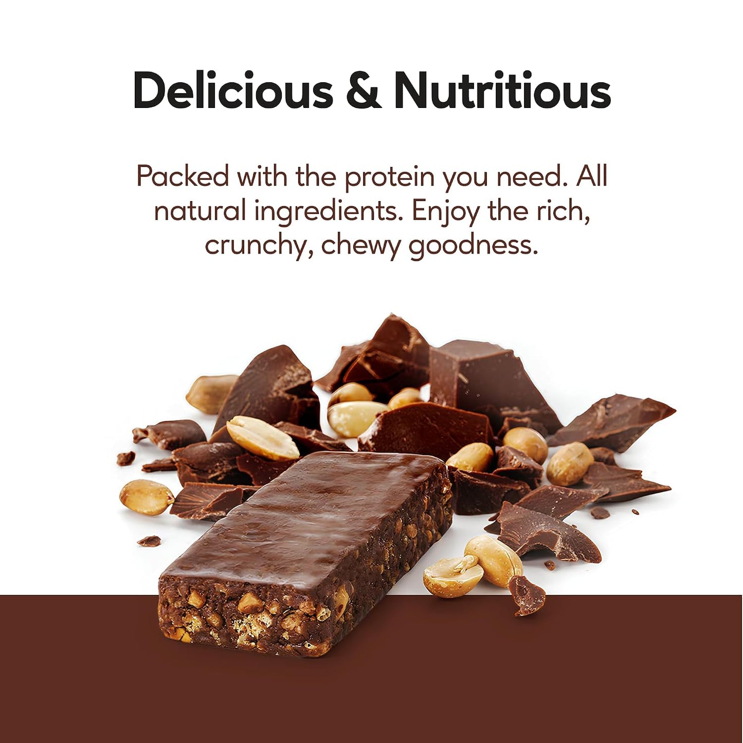Extend Sugar Free Protein Bars, High Protein and Fiber, Low Carb, Keto Friendly, 12 Count, Chocolate Peanut Butter