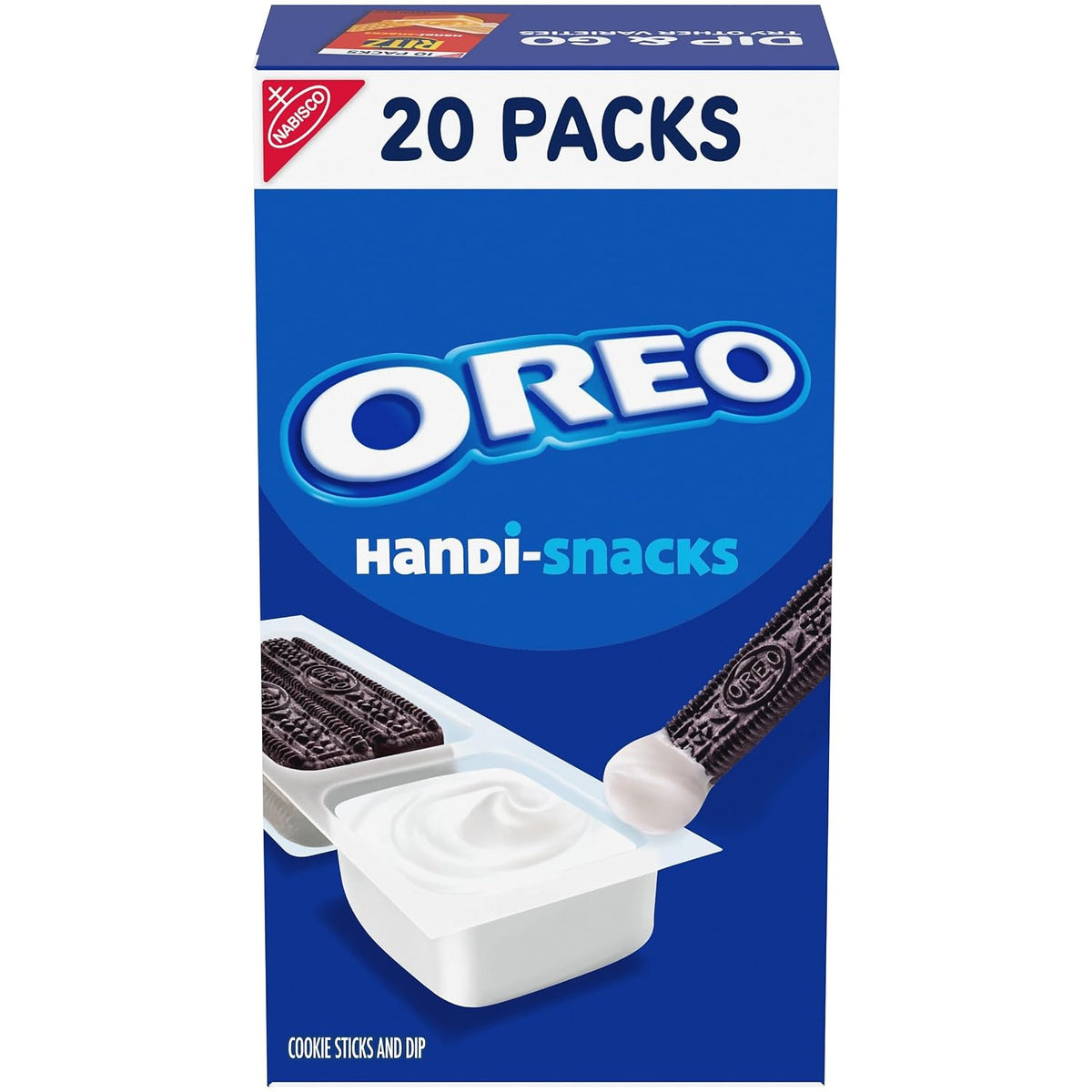 Handi-Snacks OREO Cookie Sticks 'N Creme Dip Snack Packs, 20 Count