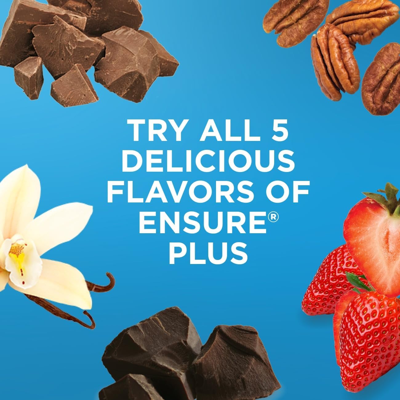 Ensure Plus Milk Chocolate Nutrition Shake with Fiber | Meal Replacement Shake | Ready to Drink | 16g Protein and 27 Vitamins and Minerals | 8 fl oz - 24 Pack