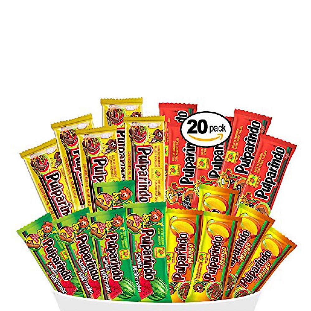 Pulparindo Mexican Candy snack Mix Flavors assortment of De la Rosa Candies