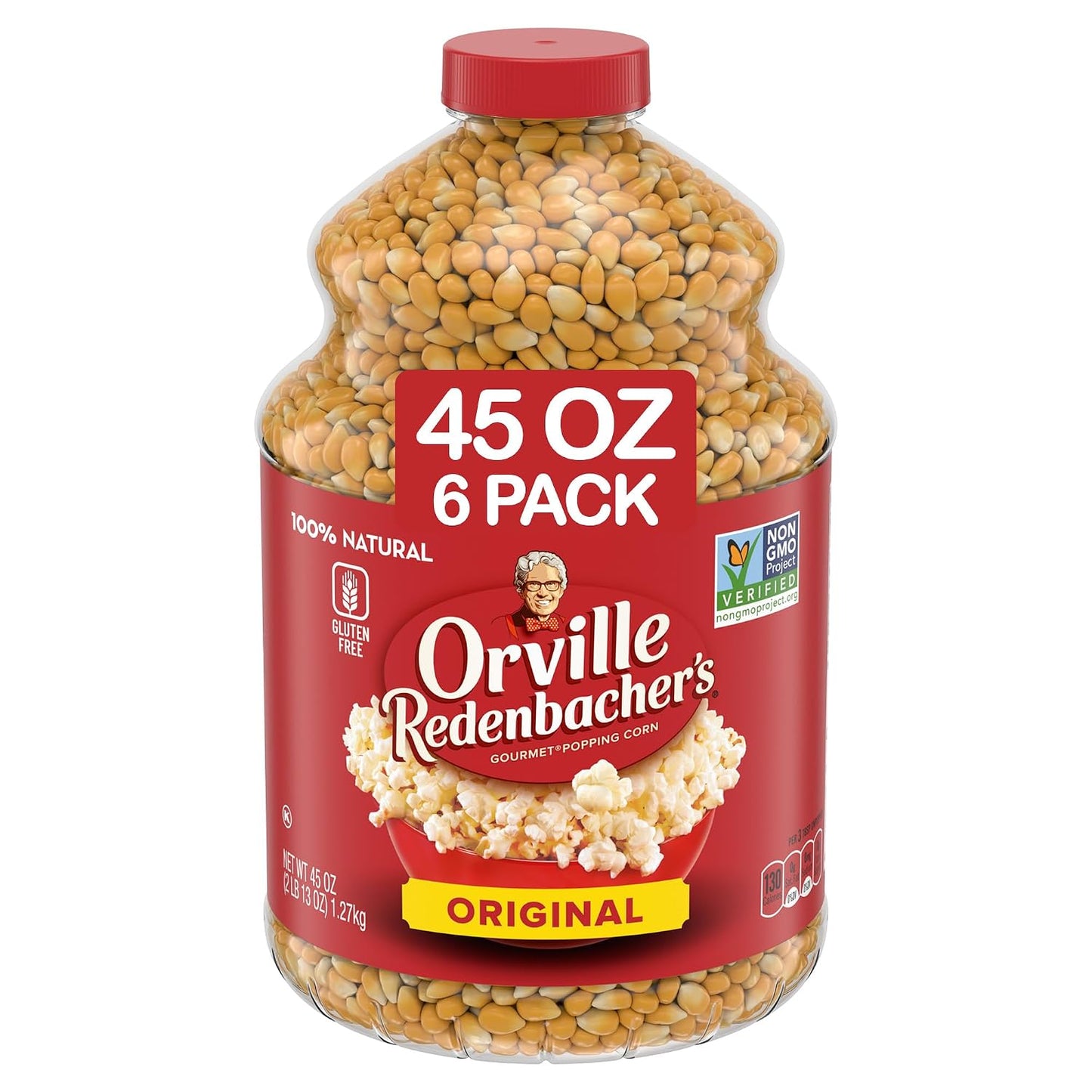 Orville Redenbacher's Popcorn Kernels, Original Yellow, 5 lb container
