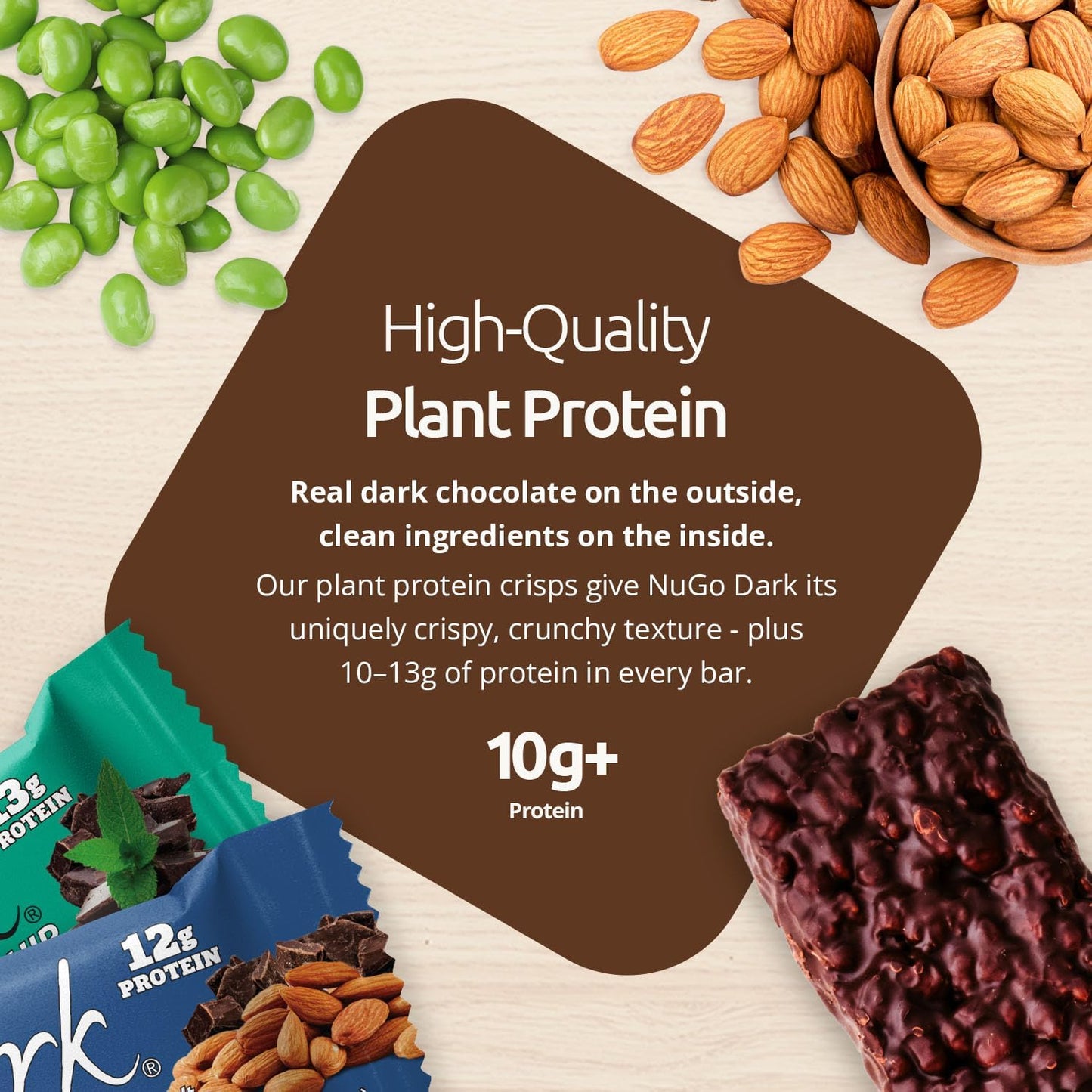NuGo Dark Chocolate Pretzel Protein Bar, Vegan, Gluten Free, Non-GMO, Kosher Pareve, 24 Count