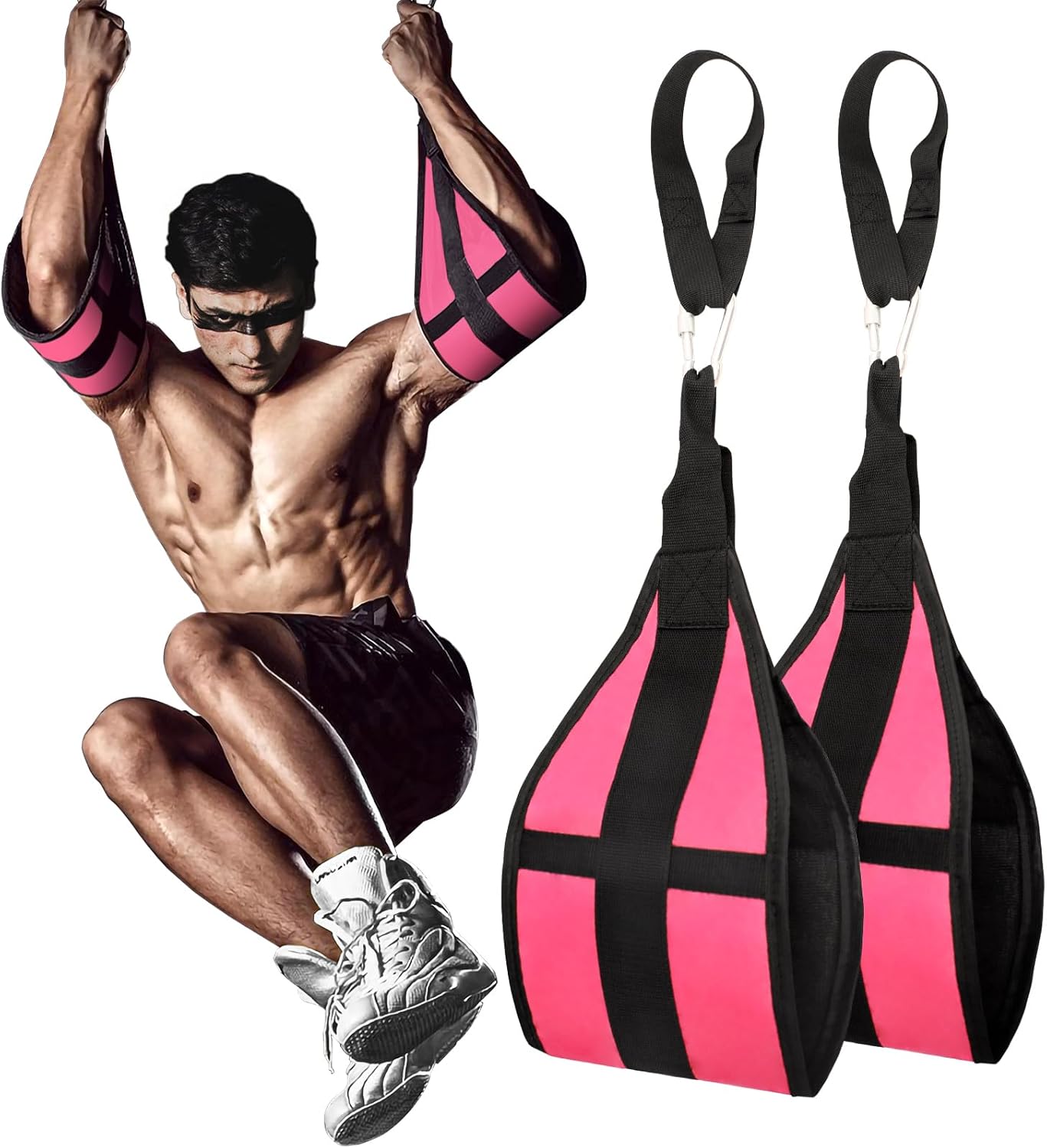 Hanging Ab Straps for Pull Up Bar: Gym Ab Sling Straps for Core Workout