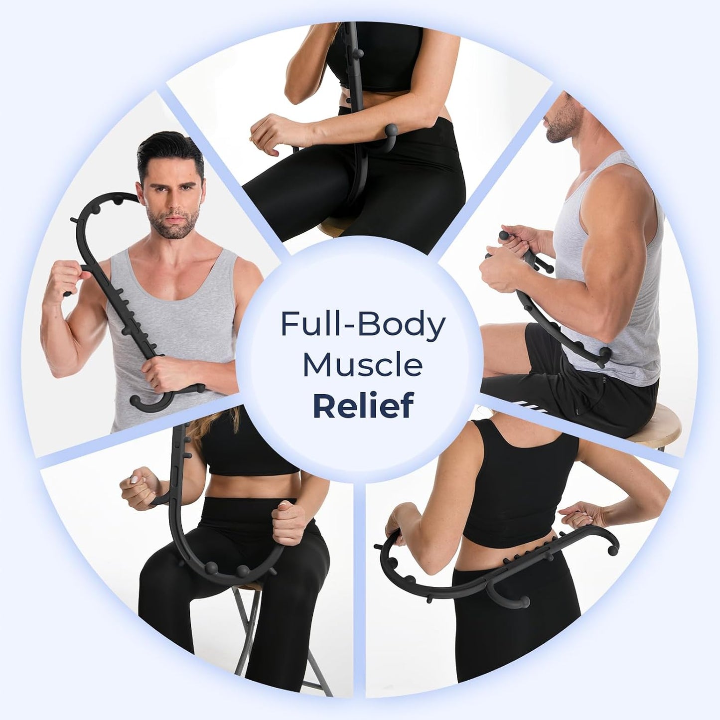Ranarose Deep Tissue Back & Neck Massager - Black