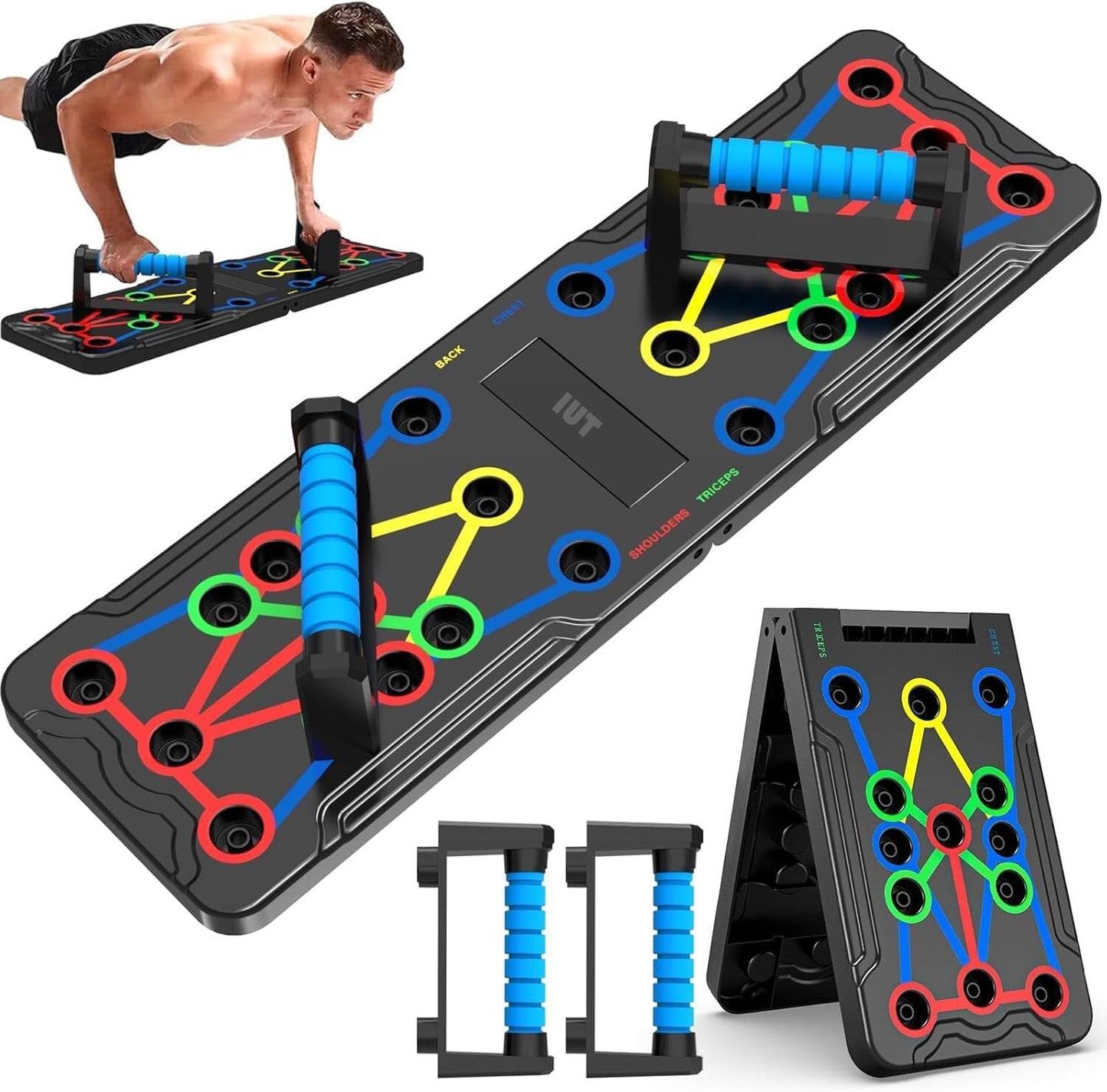15-in-1 Push Up Board for Full-Body Workout | IUT Fitness Equipment