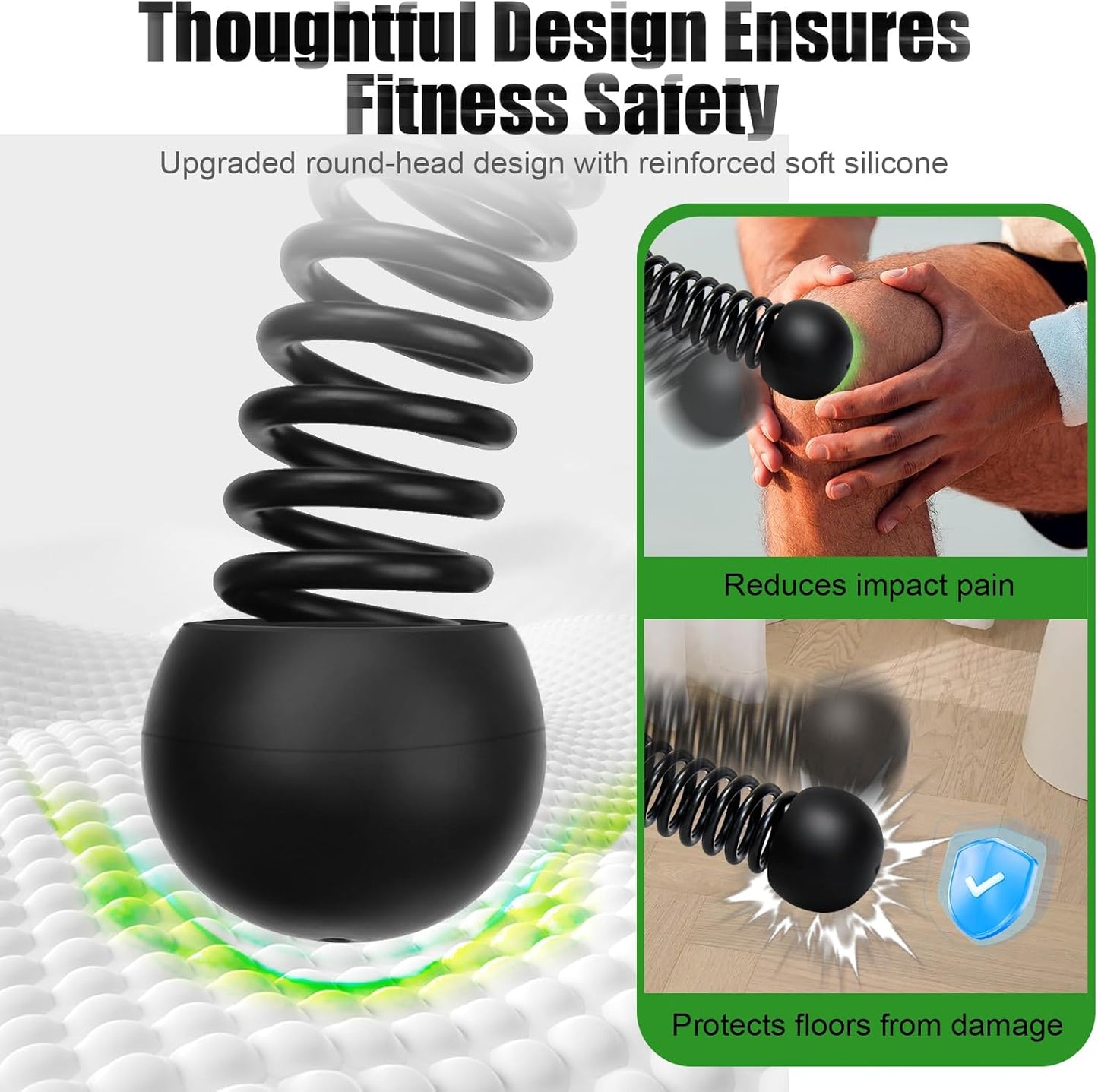 Upgrade Cordless Battle Ropes for Home Gym, HIIT, Strength Training