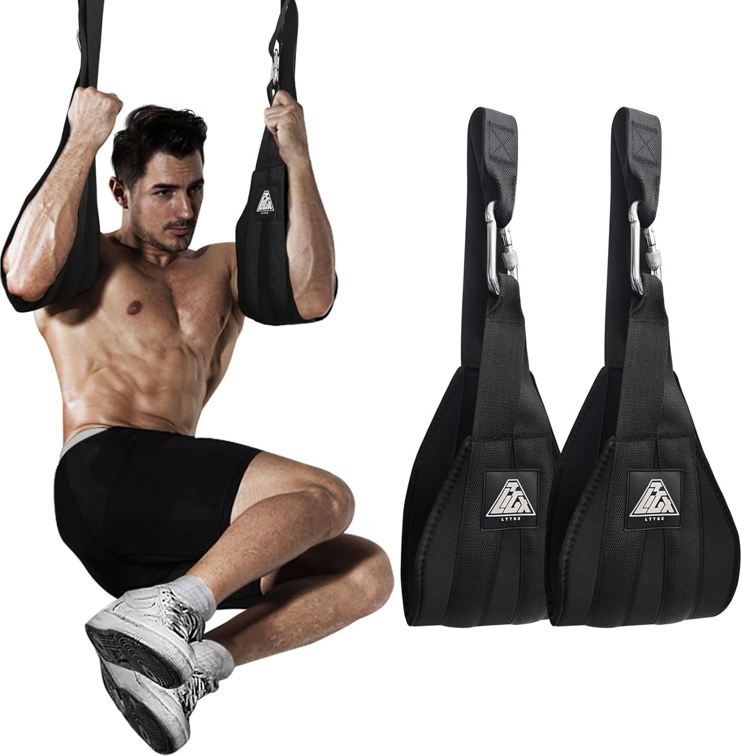 Ab Straps for Pull Up Bar: Hanging Abdominal Sling Straps for Arm Workouts