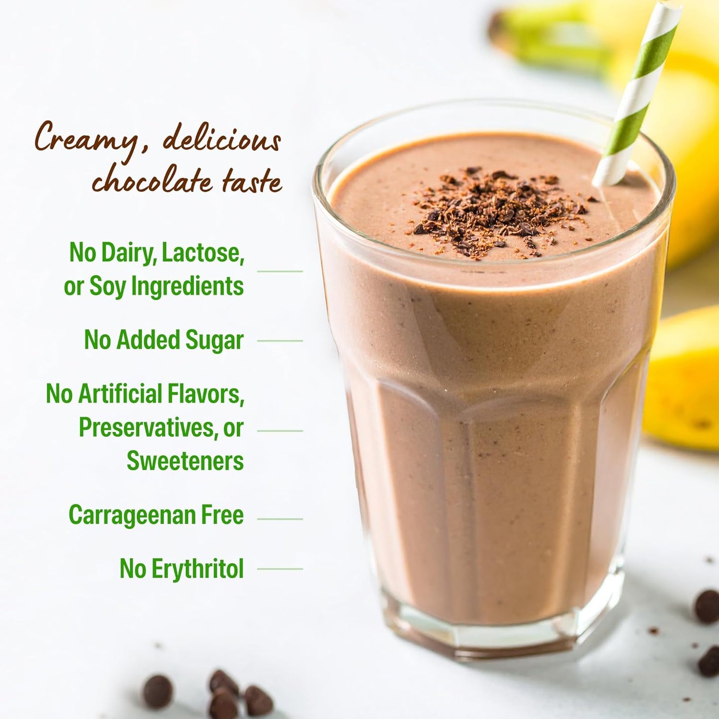 Orgain Organic Vegan Protein Powder, Creamy Chocolate Fudge - 21g Plant Protein, 7g Prebiotic Fiber, Low Net Carb, No Lactose Ingredients, No Added Sugar, Non-GMO, For Shakes & Smoothies, 1.02 lb