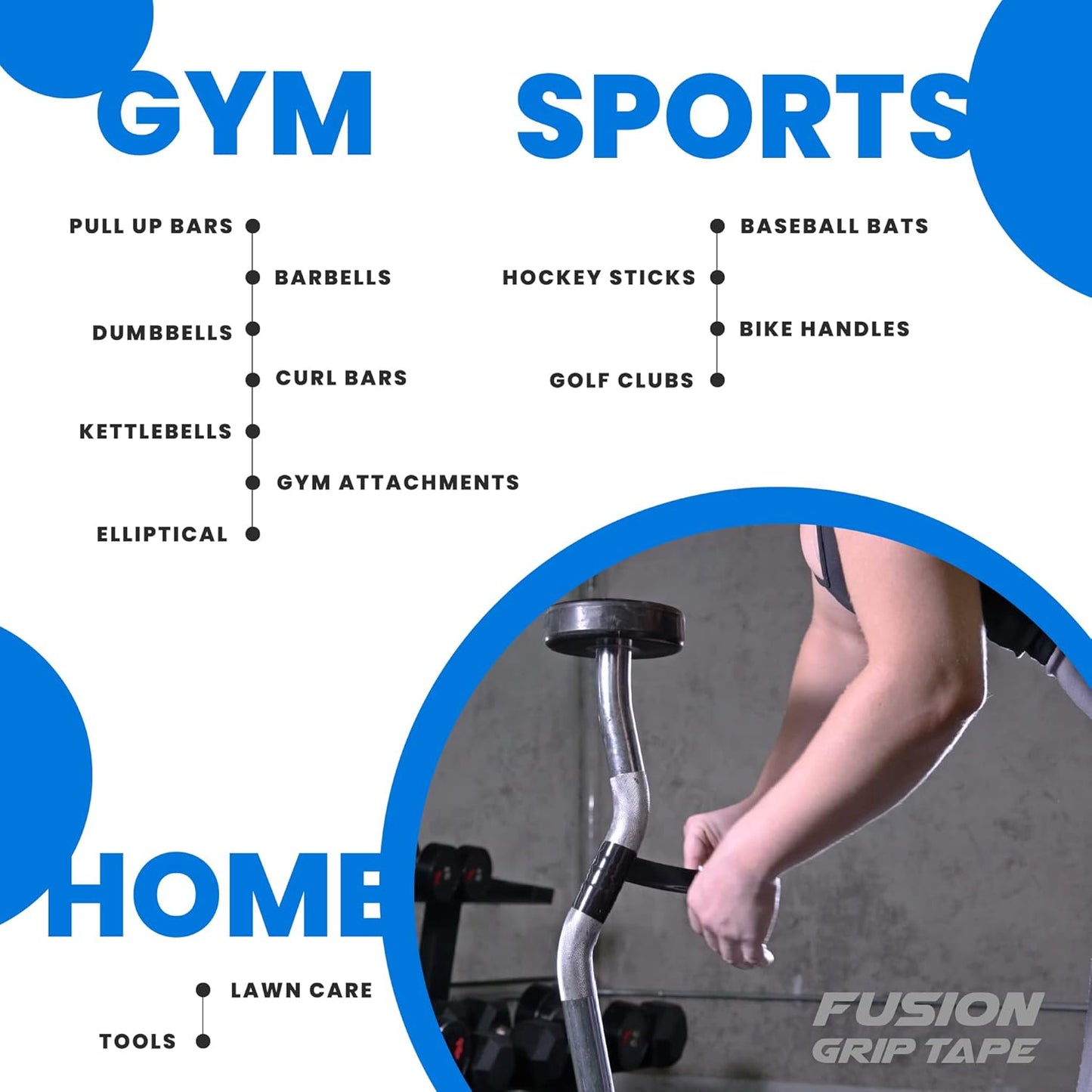 Core Prodigy Fusion Silicone Rubber Grip Tape for Pull Up Bars and Sports Equipment