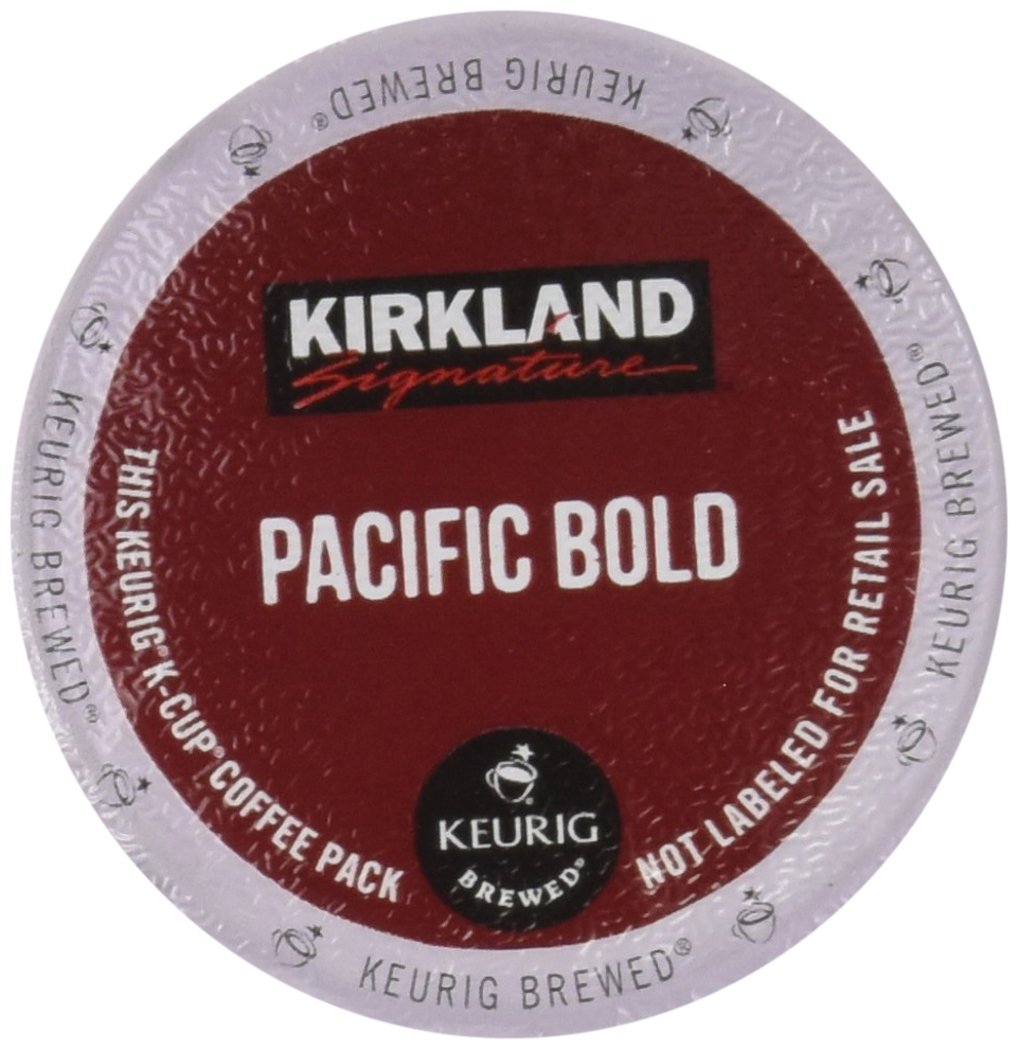 Kirkland Pacific Bold K-Cups, 100 Count, Dark Roasted, Single Serve Coffee Pods