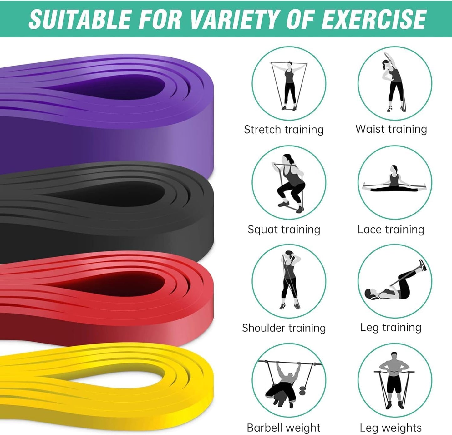 Alllvocles Resistance Band Set for Men and Women