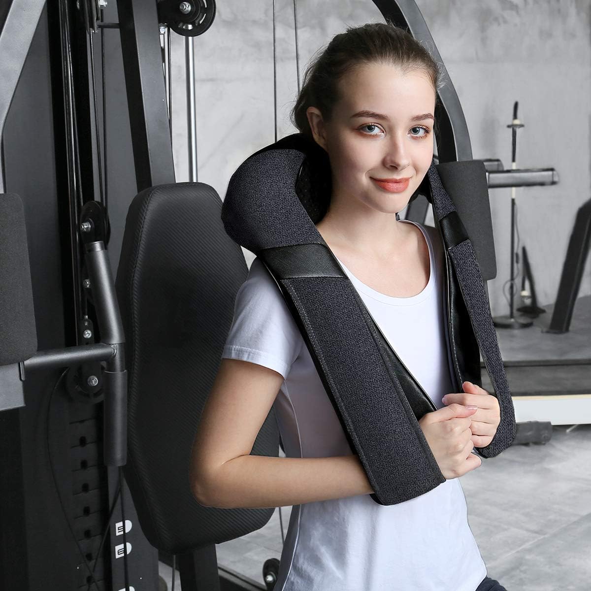 Mirakel Shiatsu Neck Massager for Deep Tissue Pain Relief with Heat