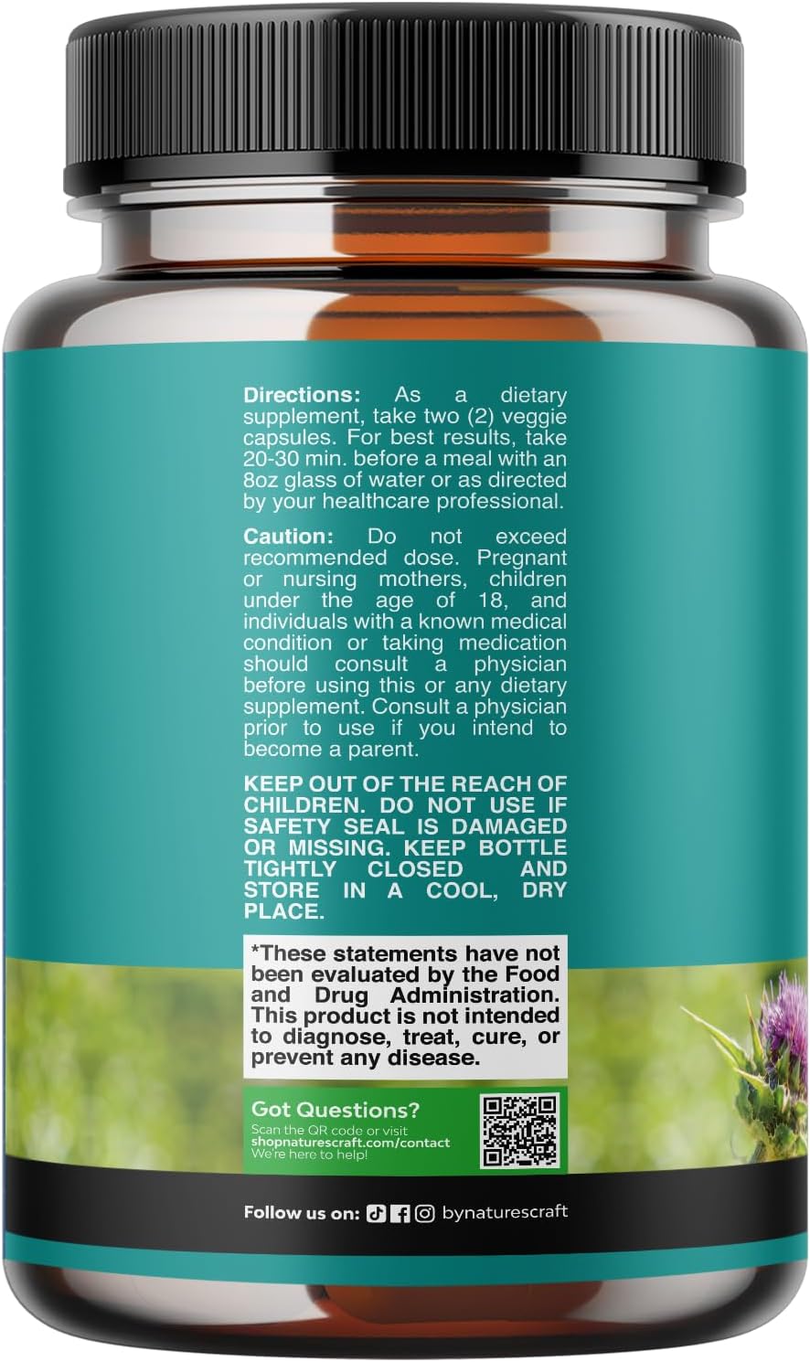 Liver Cleanse Detox & Repair - Milk Thistle Supplement for Digestion & Immune Health - Ginger Root, Choline & Dandelion Root - Herbal Liver Support with Silymarin, Beetroot & Artichoke - 70 Count